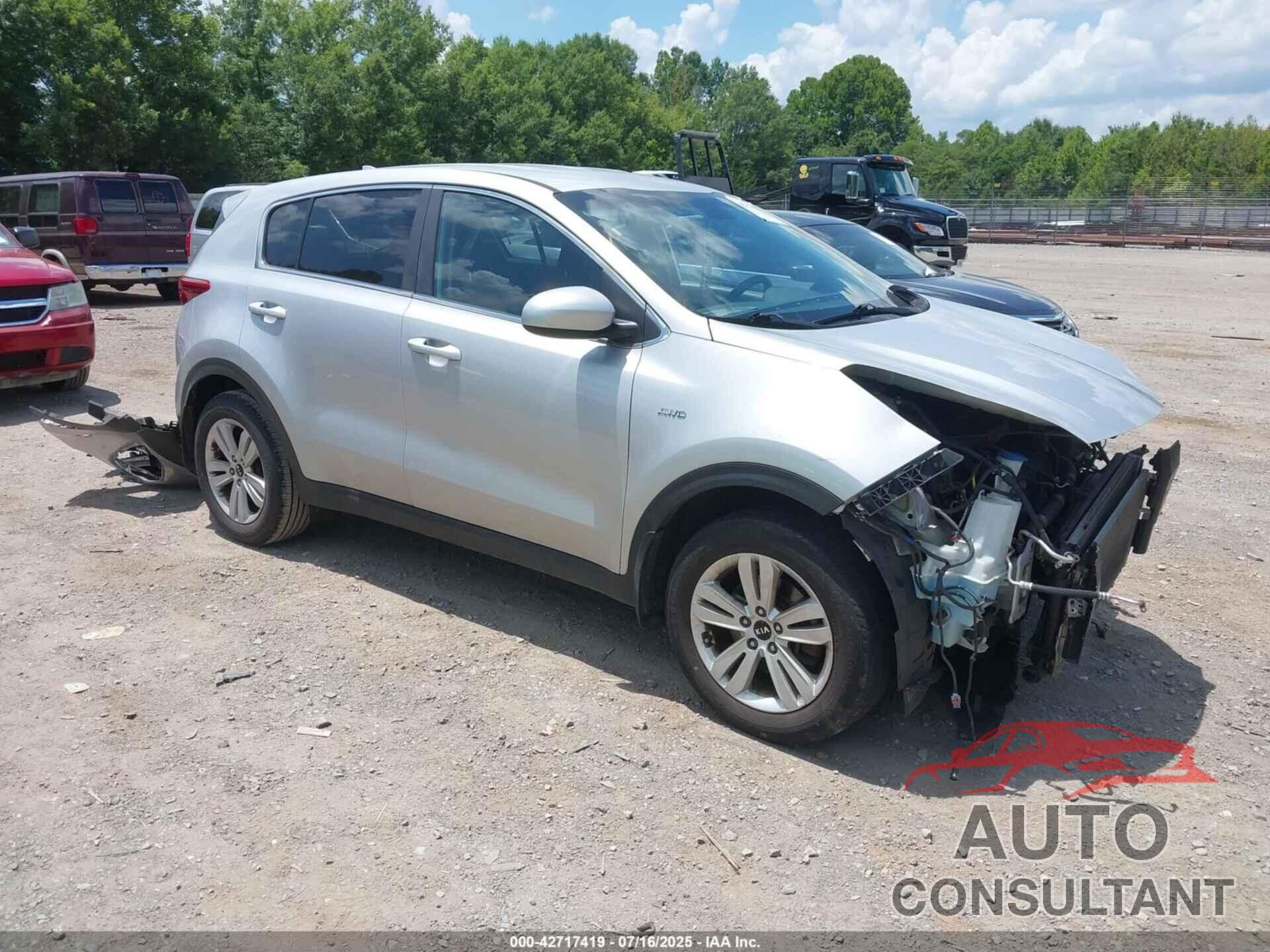 KIA SPORTAGE 2018 - KNDPMCAC9J7448260