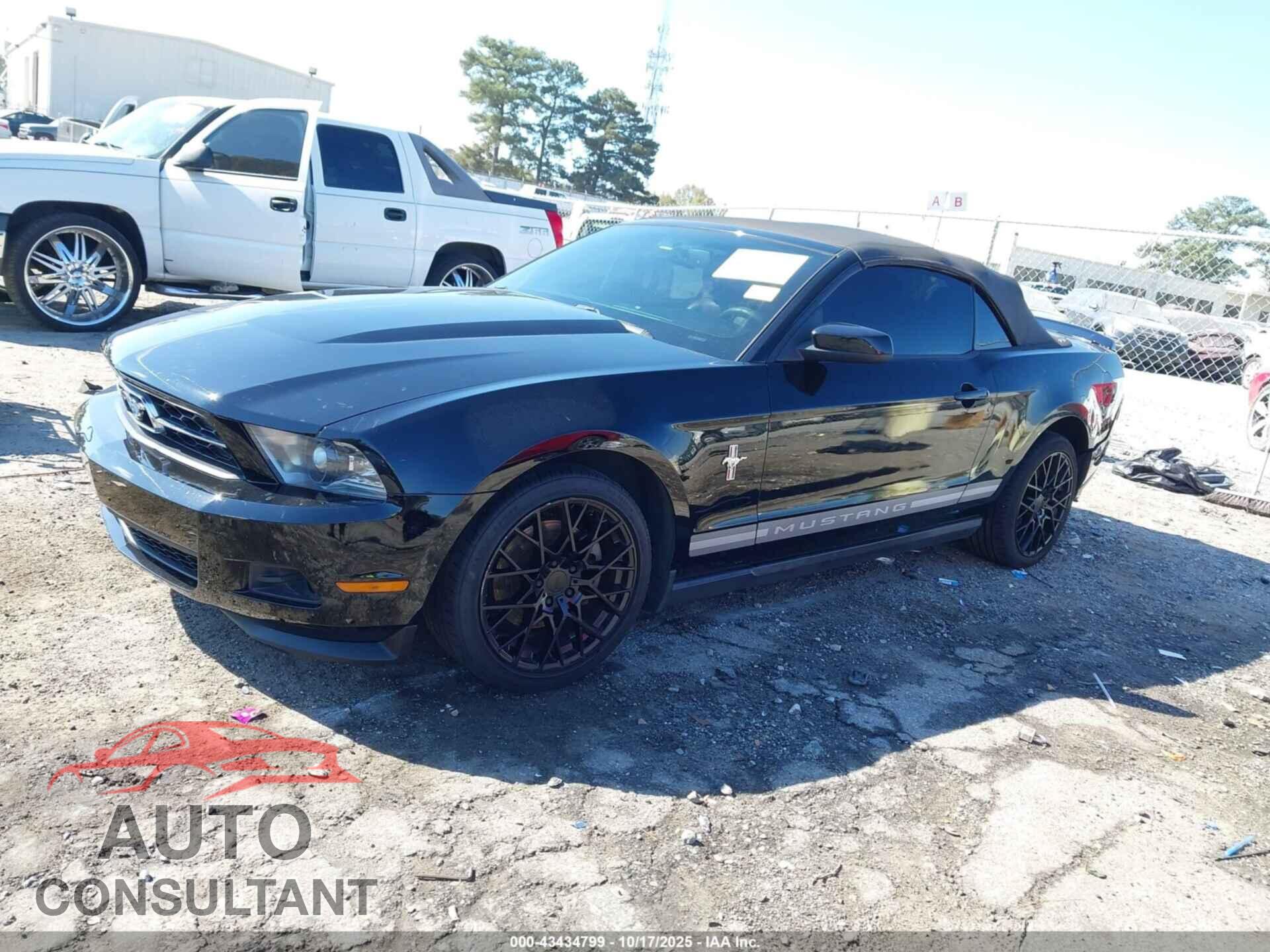 FORD MUSTANG 2012 - 1ZVBP8EM0C5259106