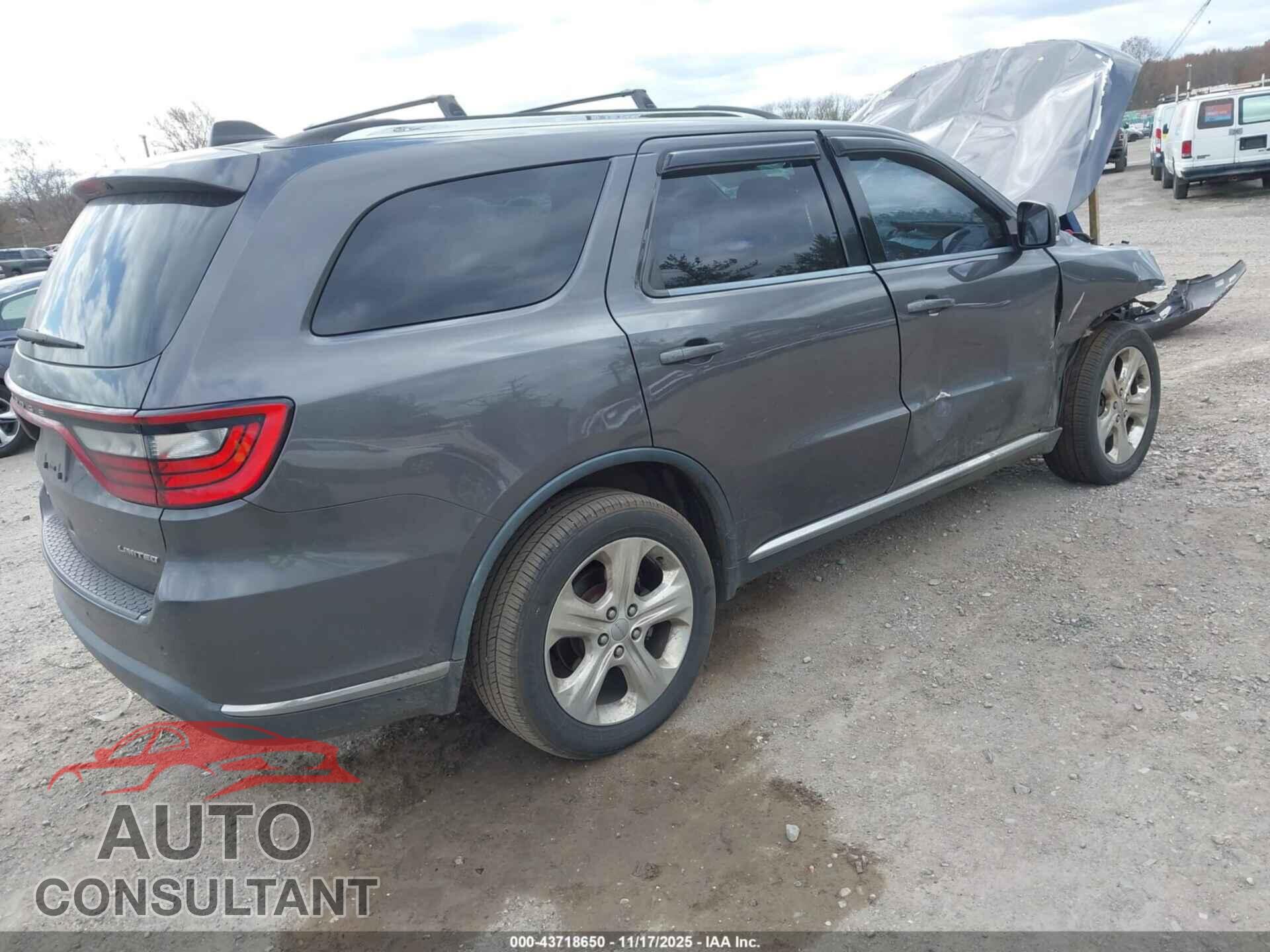 DODGE DURANGO 2015 - 1C4RDJDG9FC112182