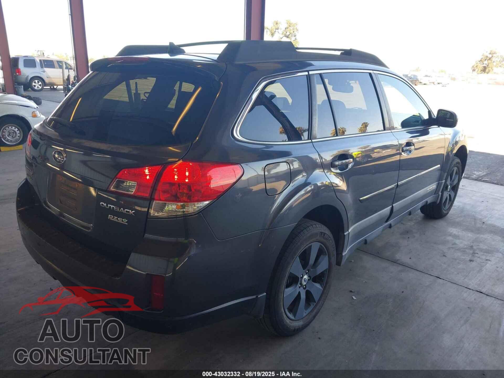 SUBARU OUTBACK 2012 - 4S4BRBLC6C3302021