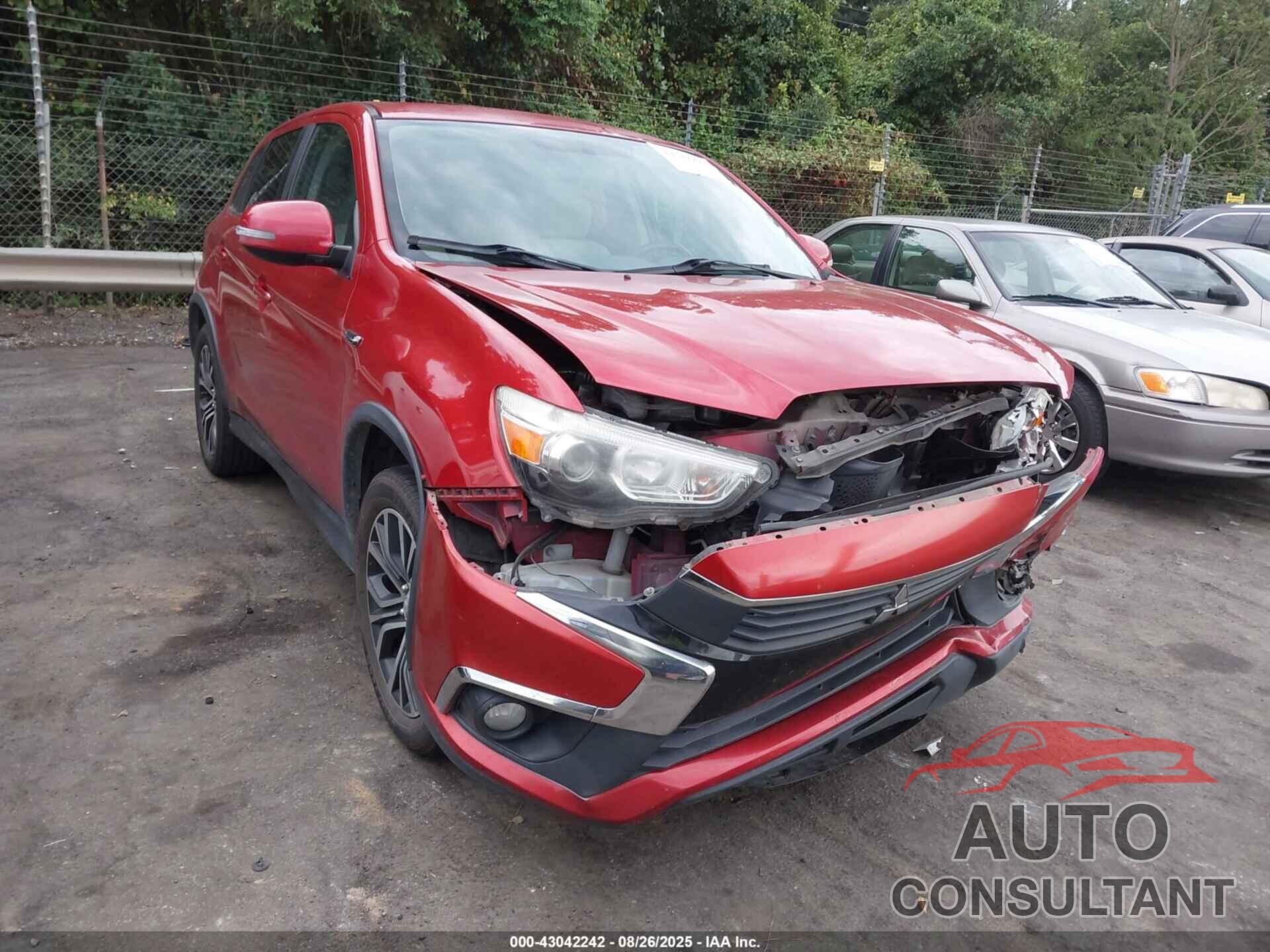 MITSUBISHI OUTLANDER SPORT 2016 - JA4AP3AW7GZ050463