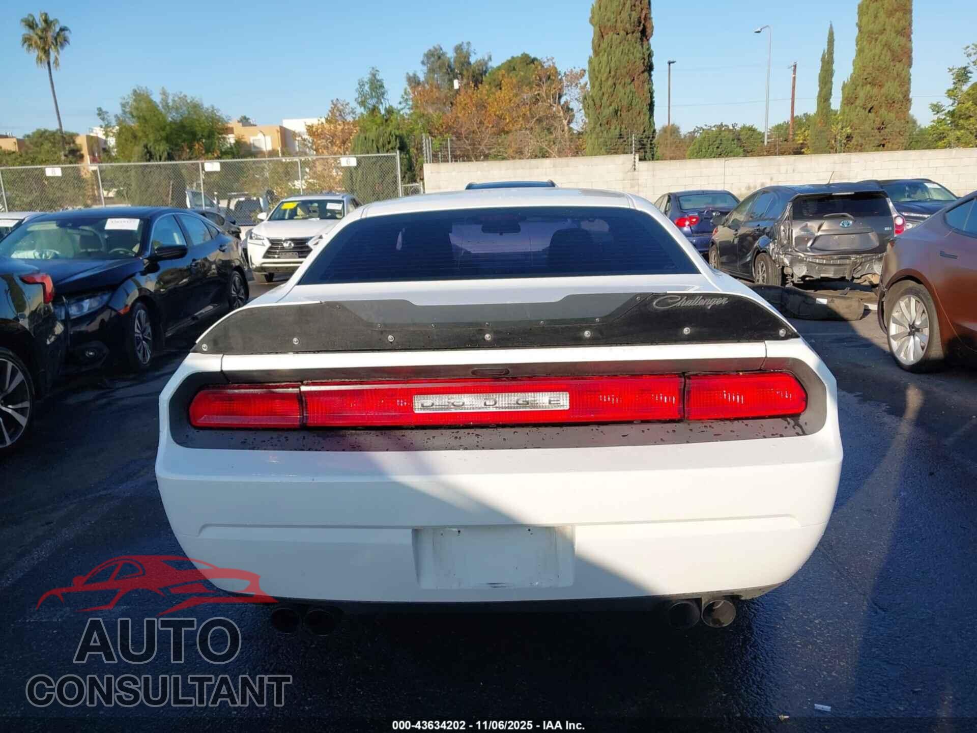 DODGE CHALLENGER 2013 - 2C3CDYAG8DH582012