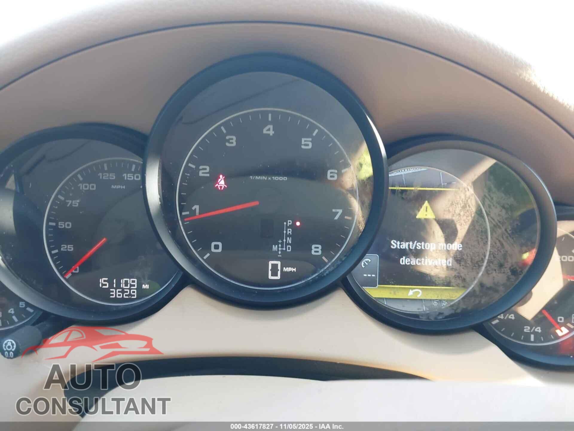 PORSCHE CAYENNE 2012 - WP1AA2A2XCLA00716