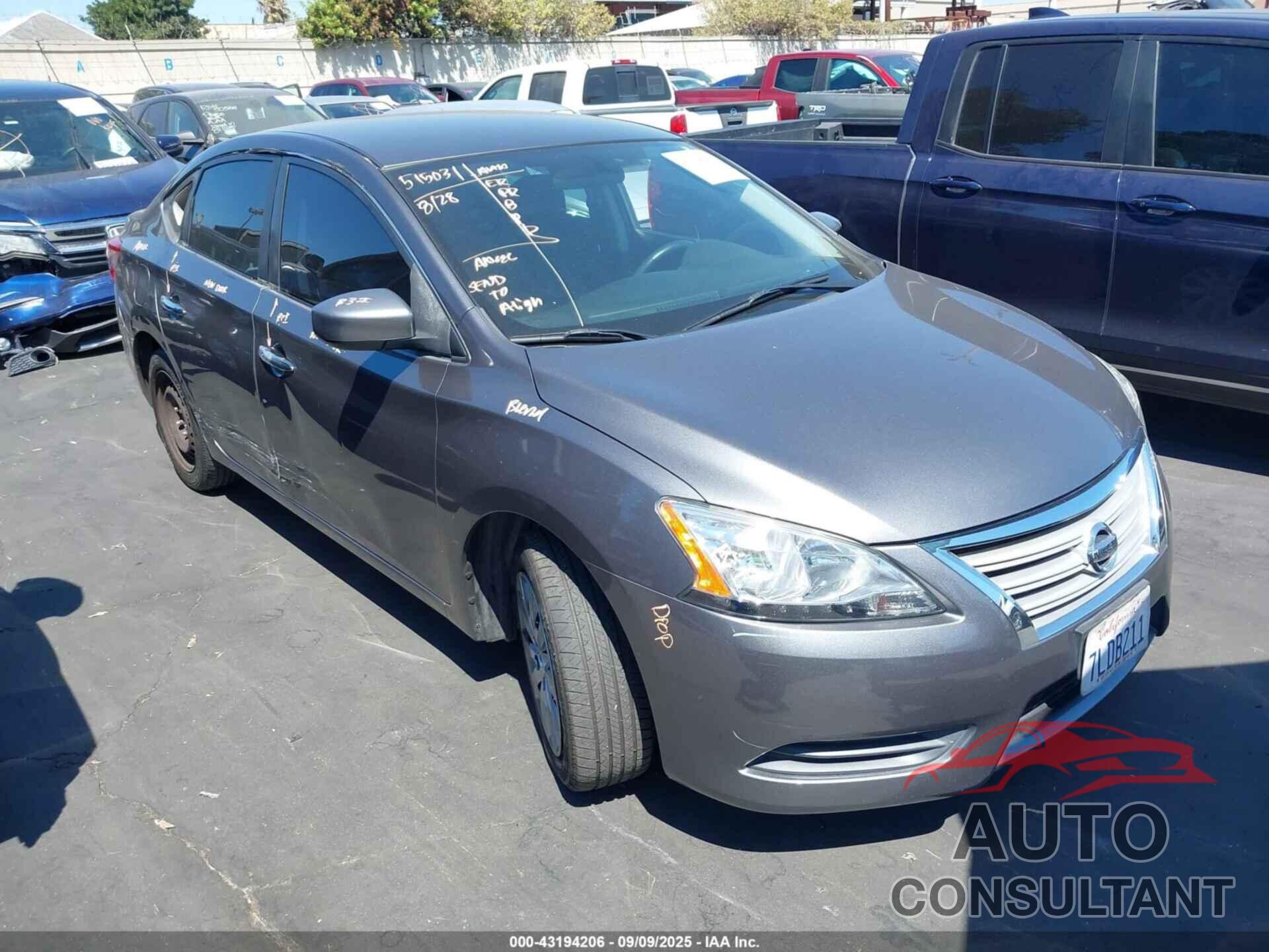 NISSAN SENTRA 2015 - 3N1AB7AP7FL633855