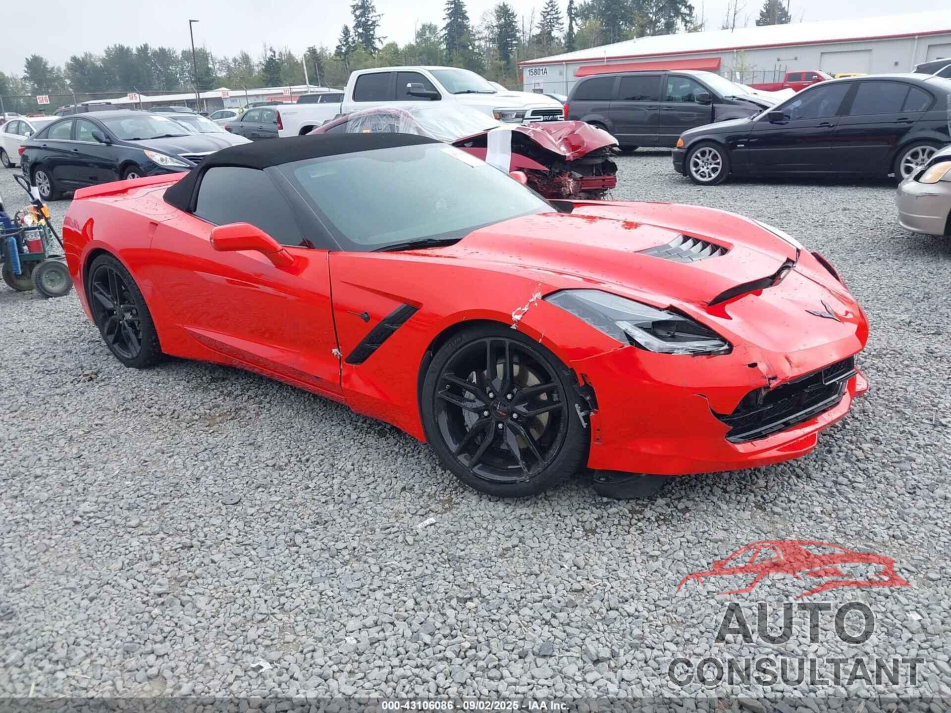CHEVROLET CORVETTE 2017 - 1G1YD3D70H5101157