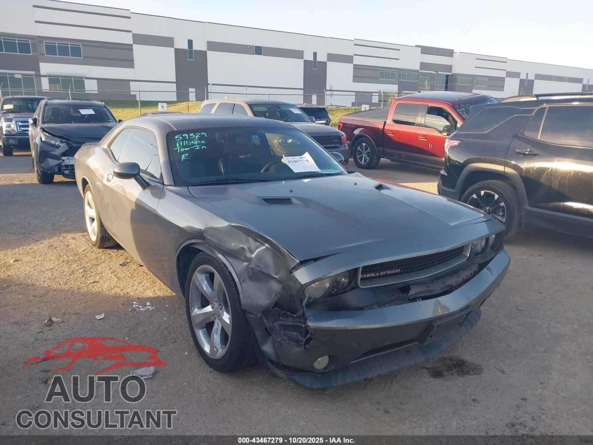 DODGE CHALLENGER 2012 - 2C3CDYAG7CH135332