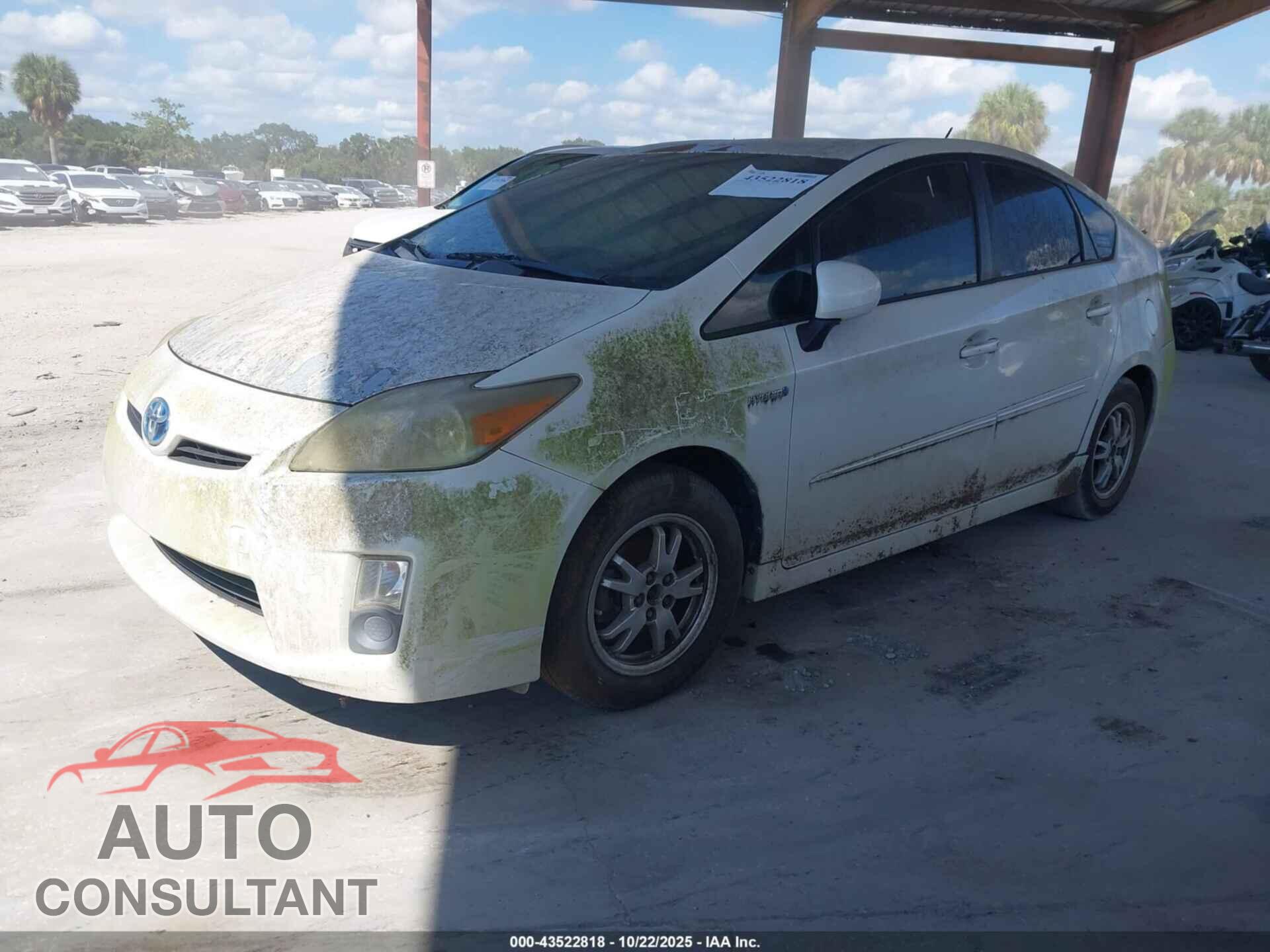 TOYOTA PRIUS 2010 - JTDKN3DU5A0051357