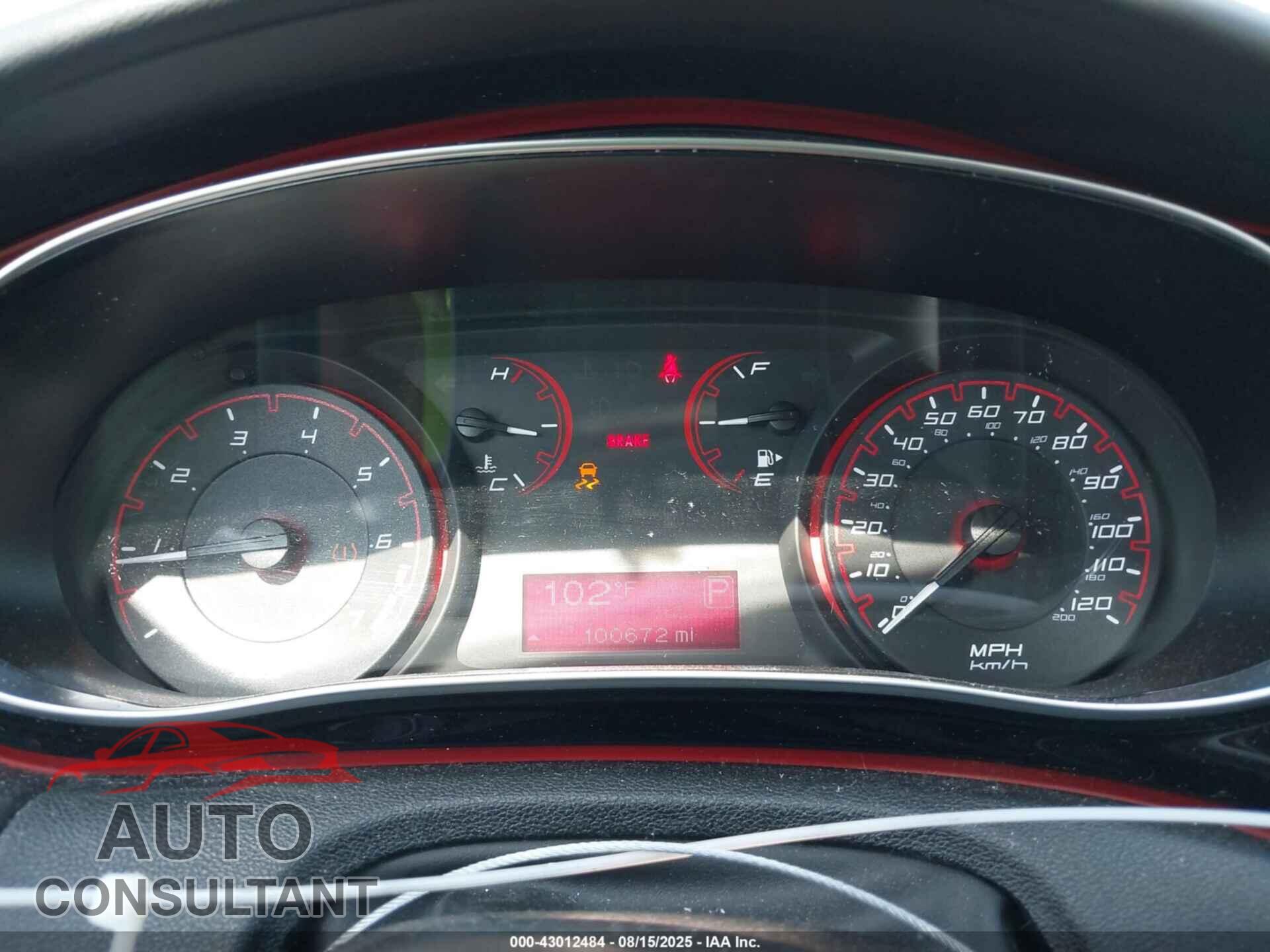 DODGE DART 2015 - 1C3CDFBB3FD306716