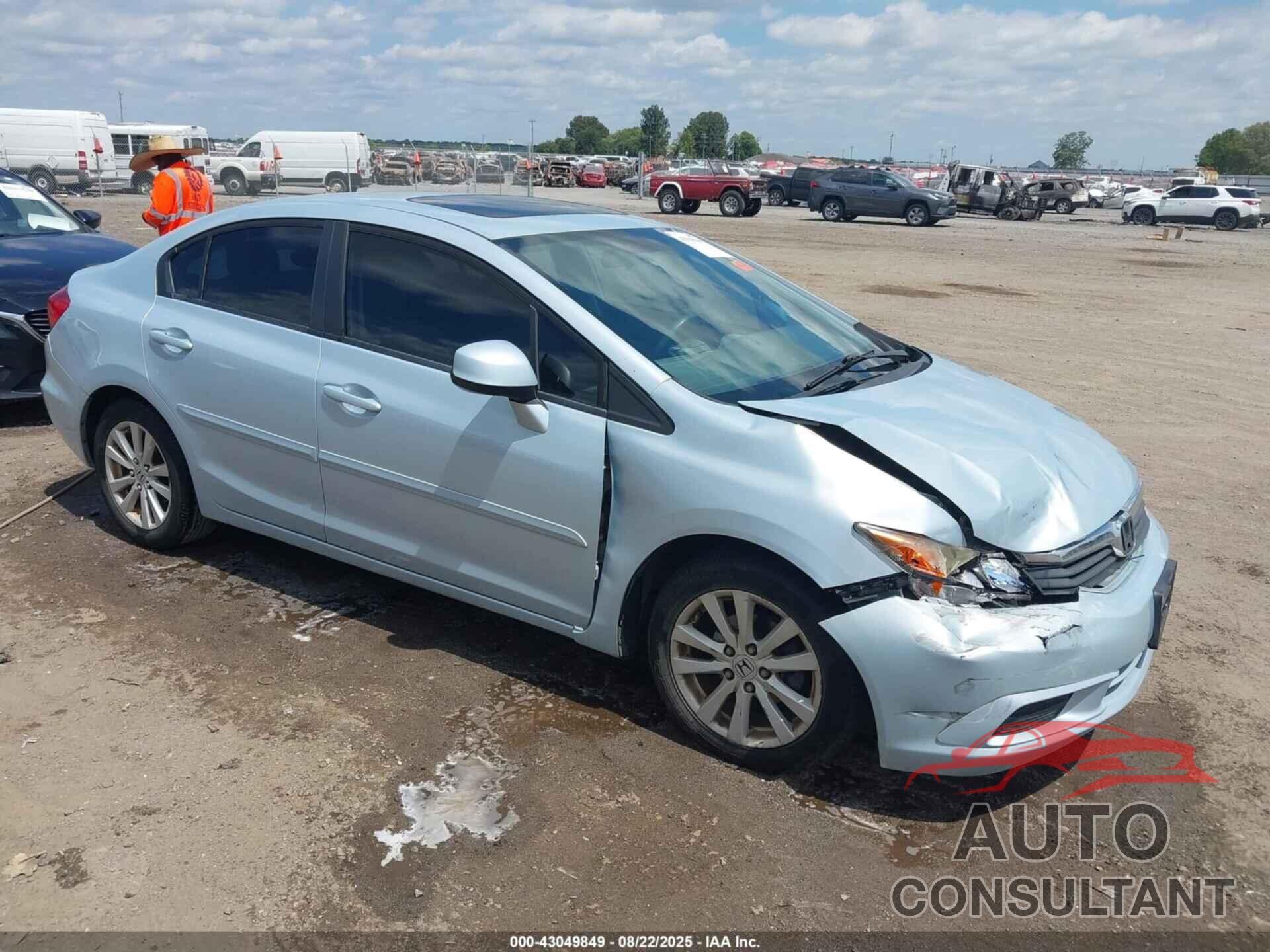 HONDA CIVIC 2012 - 19XFB2F85CE027767