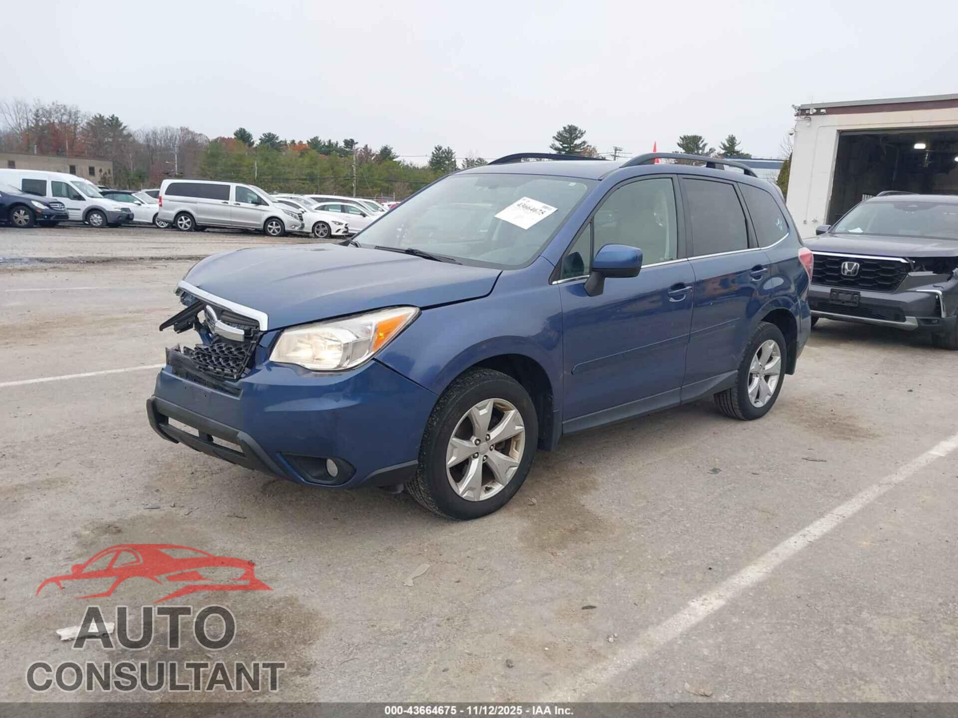 SUBARU FORESTER 2014 - JF2SJAJC8EH456231