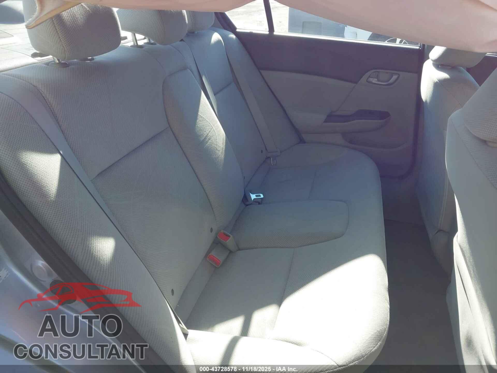 HONDA CIVIC 2012 - 19XFB2F59CE348524