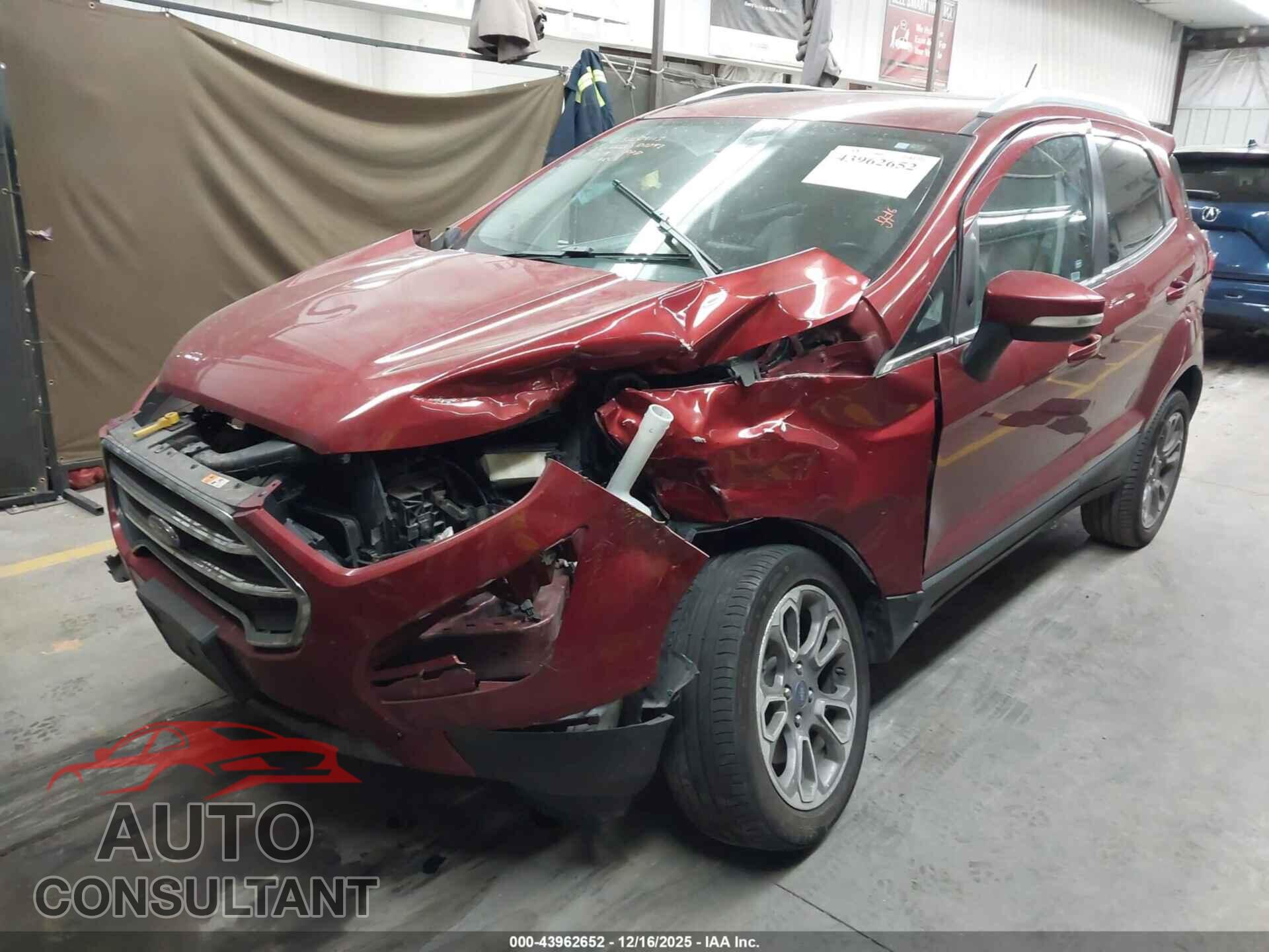 FORD ECOSPORT 2021 - MAJ6S3KL8MC406633