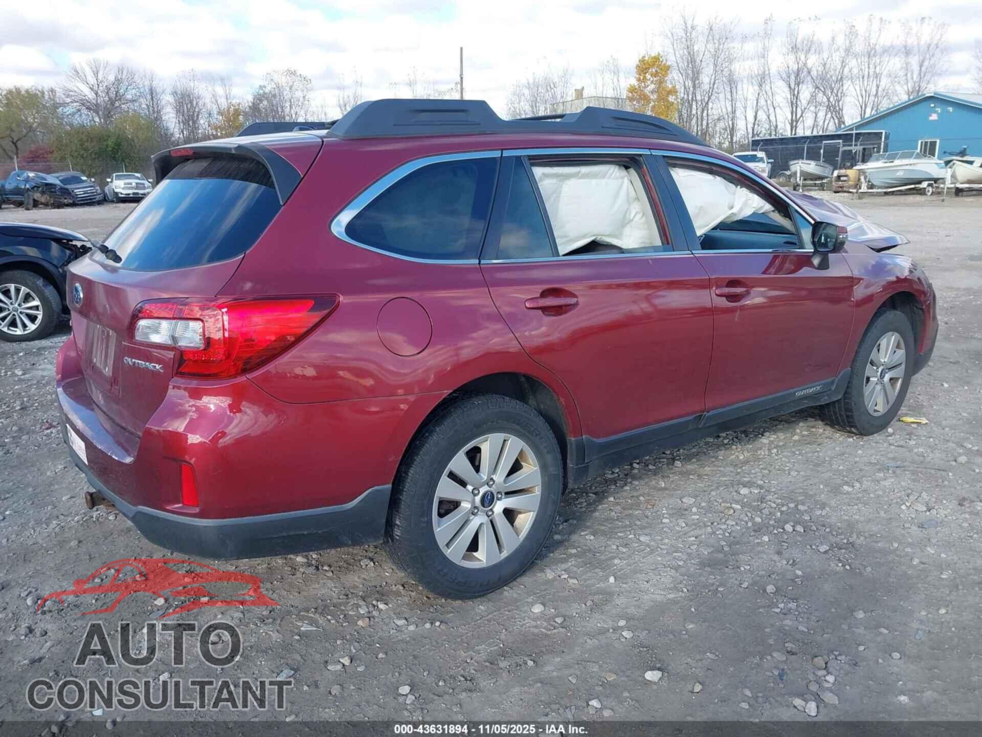 SUBARU OUTBACK 2015 - 4S4BSBFC2F3320956