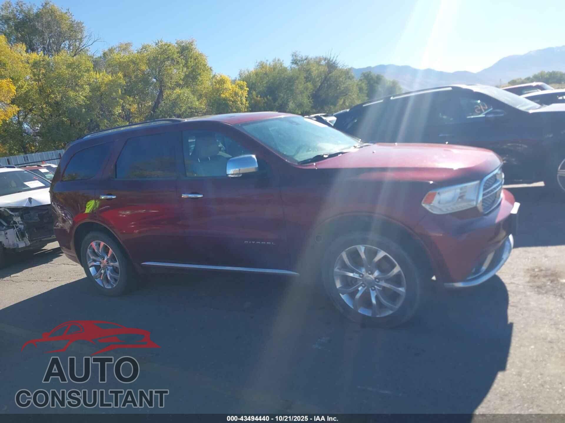 DODGE DURANGO 2017 - 1C4RDJEG2HC660011
