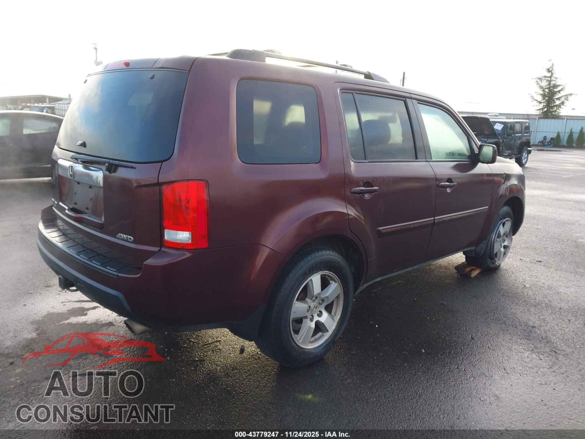 HONDA PILOT 2010 - 5FNYF4H69AB037097