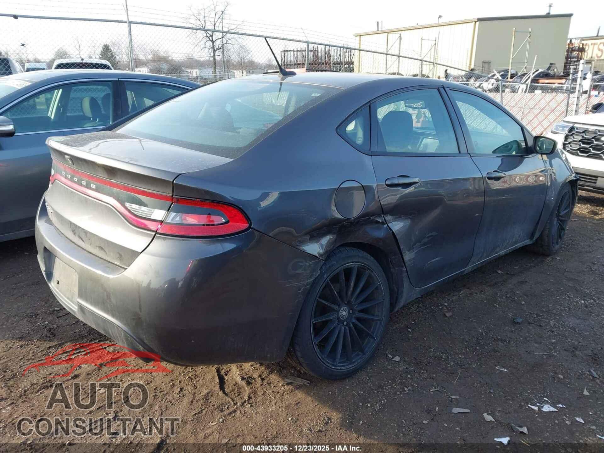 DODGE DART 2015 - 1C3CDFBB9FD437357