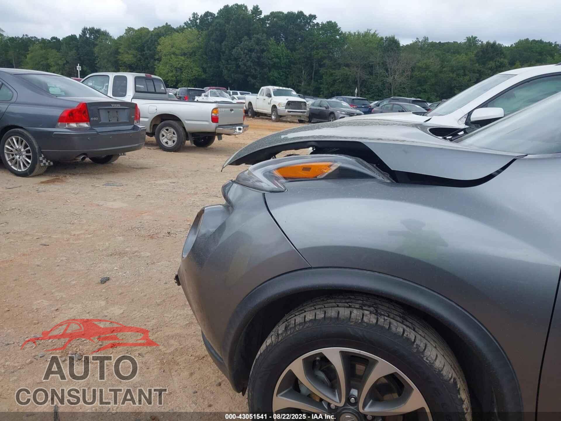 NISSAN JUKE 2017 - JN8AF5MV9HT753448
