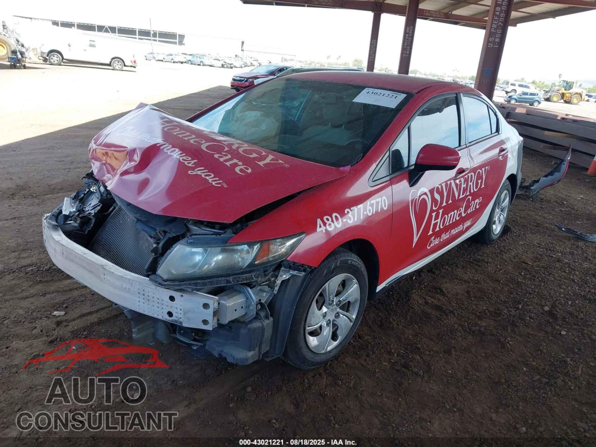 HONDA CIVIC 2014 - 19XFB2F56EE059345