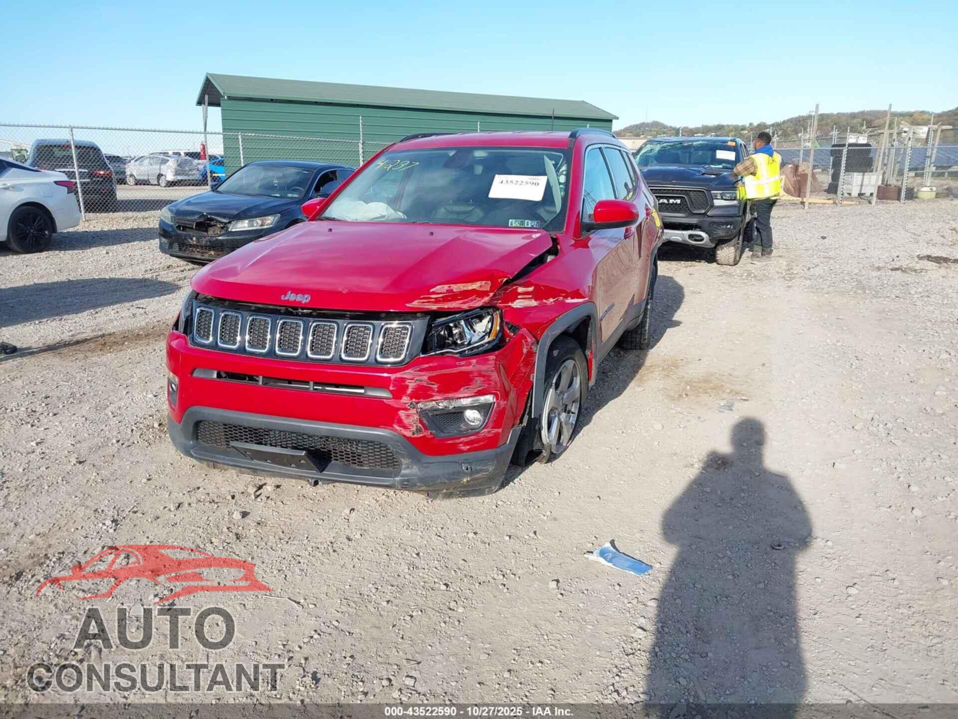 JEEP COMPASS 2019 - 3C4NJDBB1KT704237