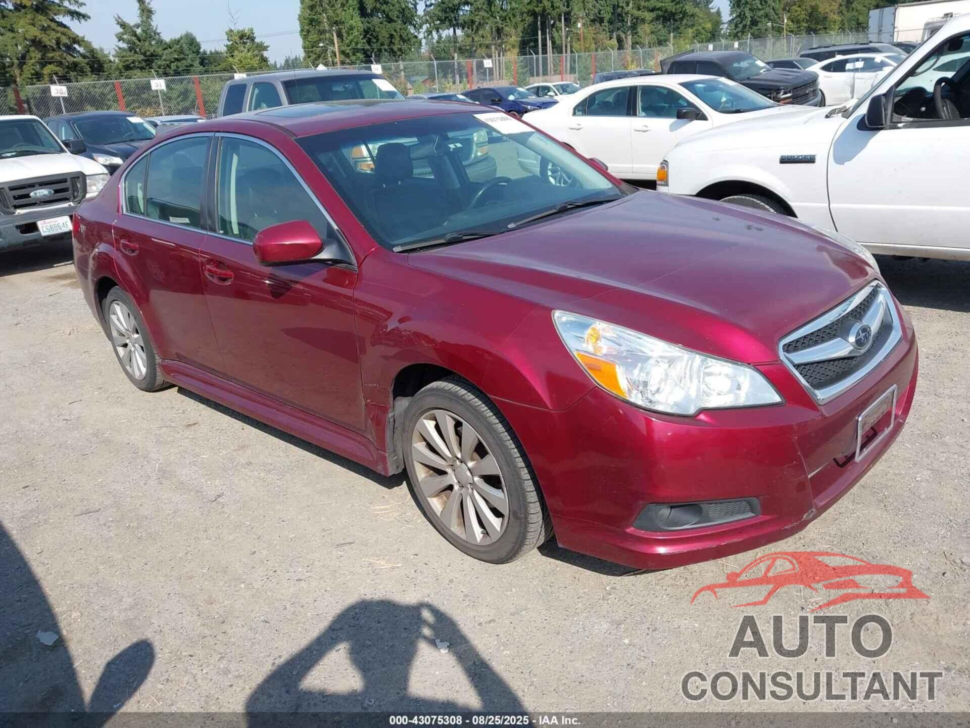 SUBARU LEGACY 2010 - 4S3BMBK67A3217121