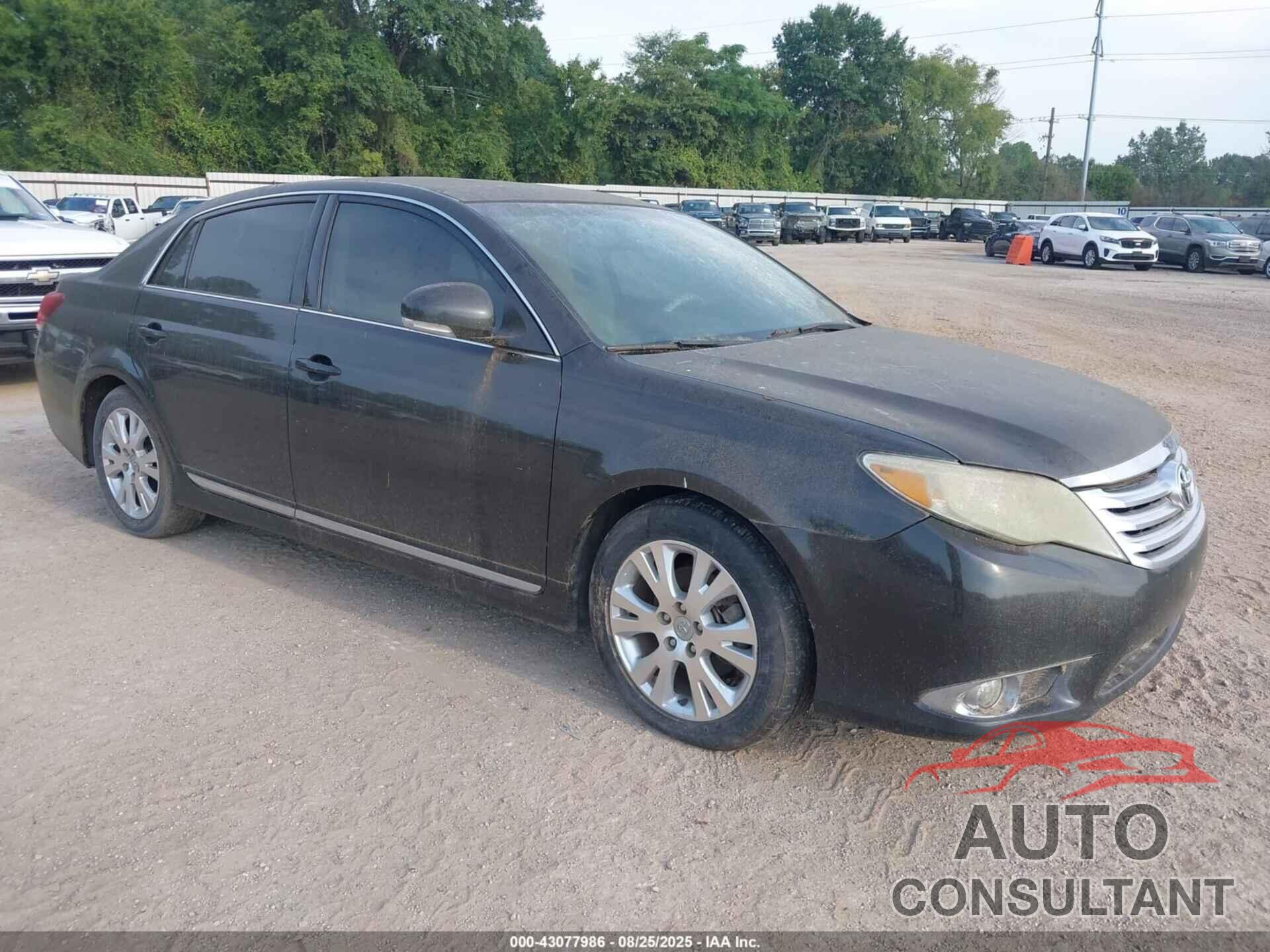 TOYOTA AVALON 2011 - 4T1BK3DB2BU375797
