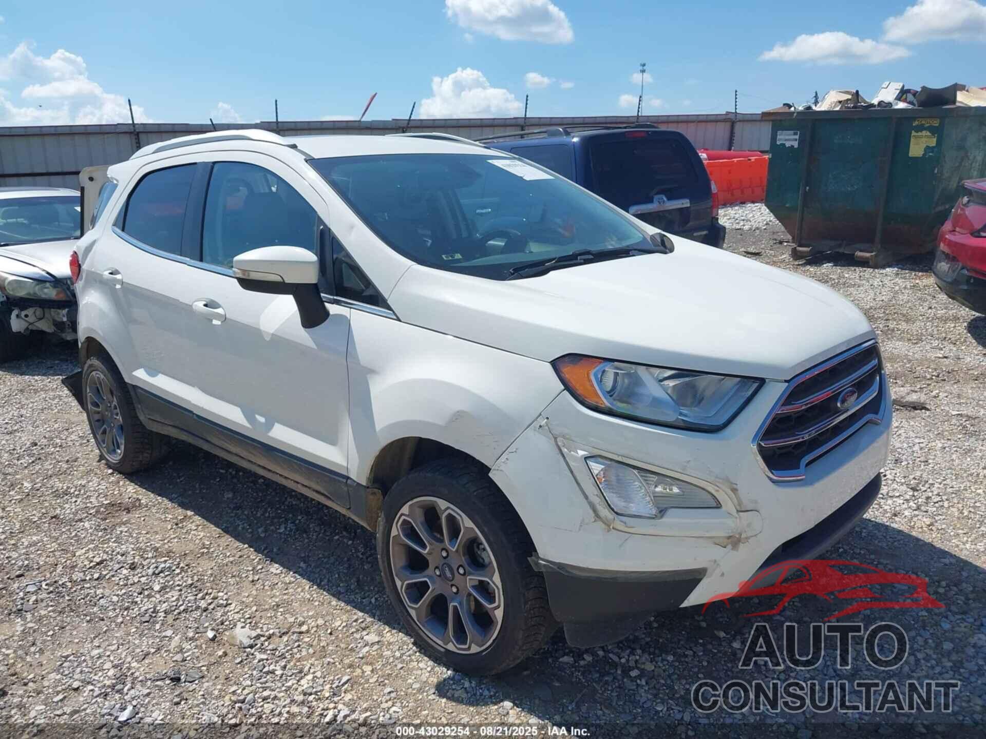 FORD ECOSPORT 2019 - MAJ6S3KLXKC260765