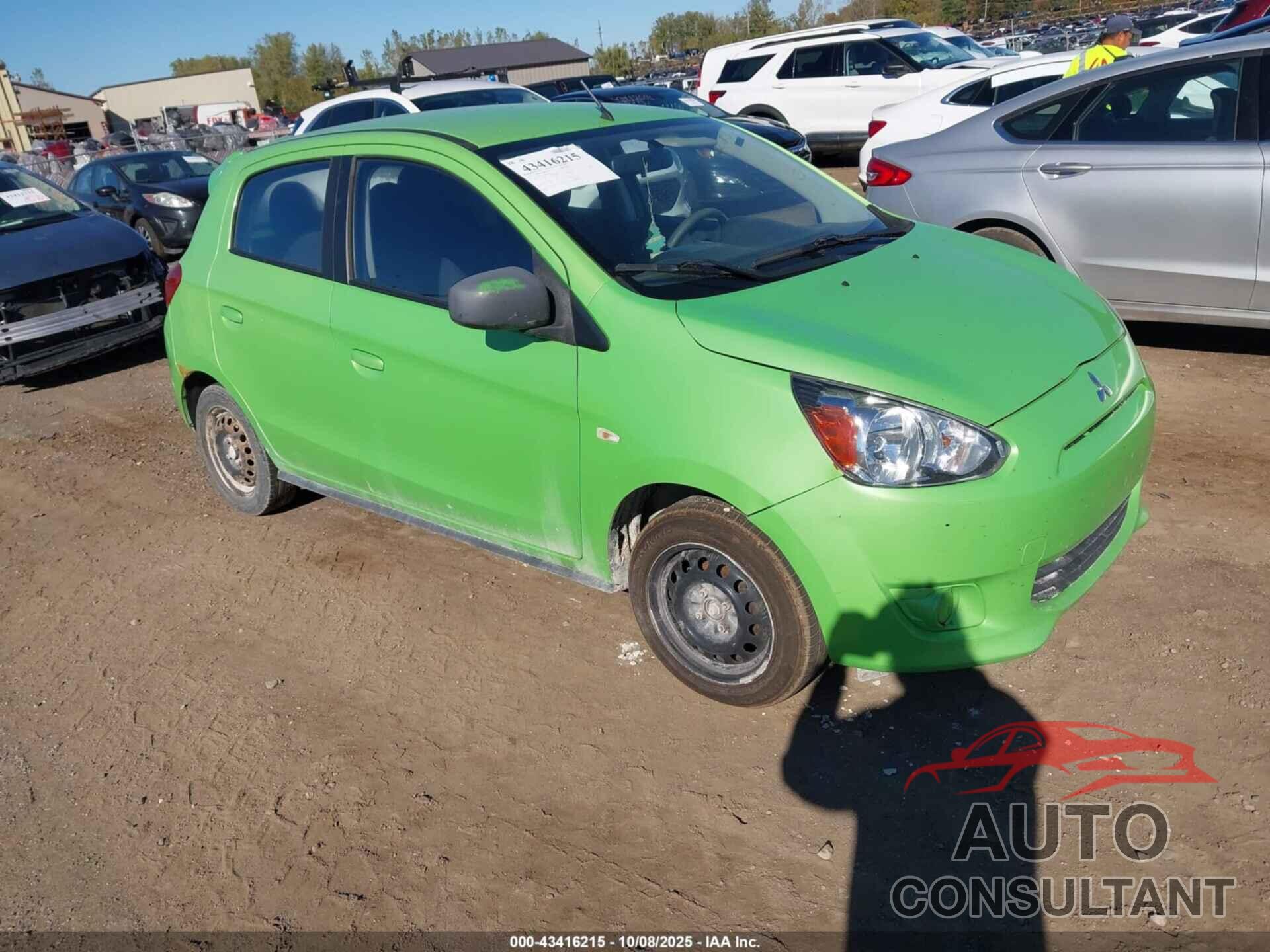 MITSUBISHI MIRAGE 2014 - ML32A3HJ4EH022843