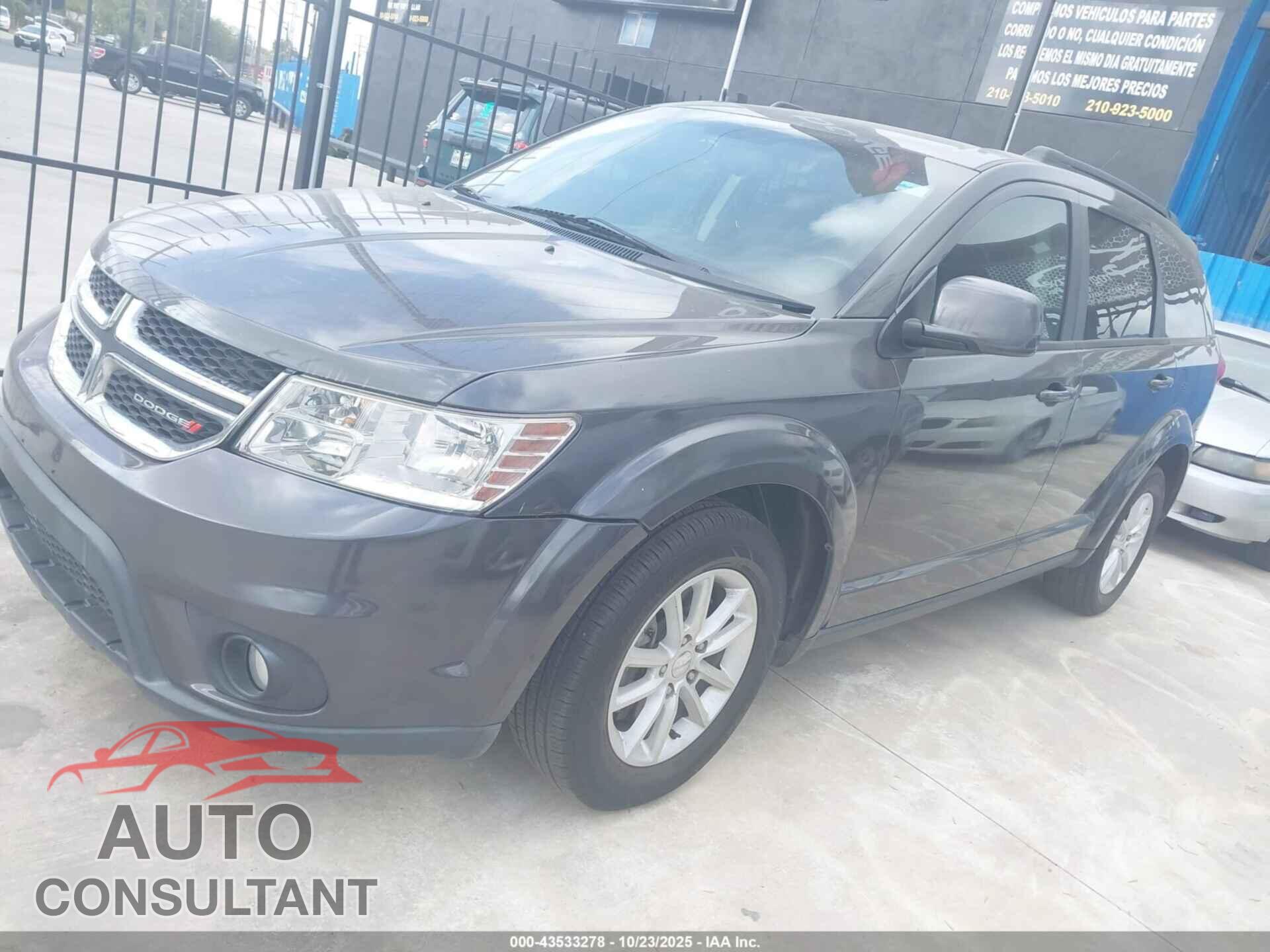 DODGE JOURNEY 2014 - 3C4PDCBB5ET237256