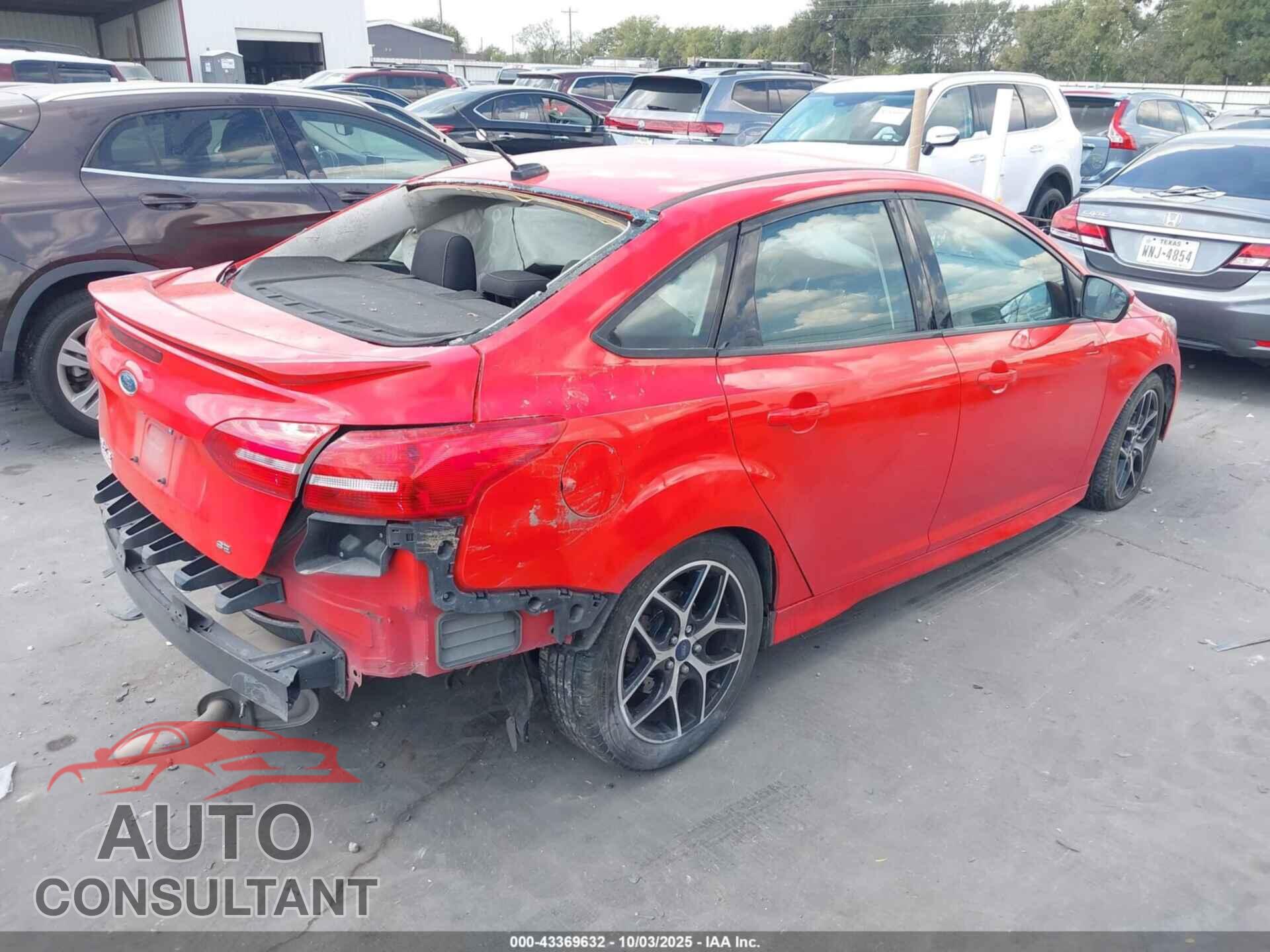FORD FOCUS 2016 - 1FADP3F21GL225811