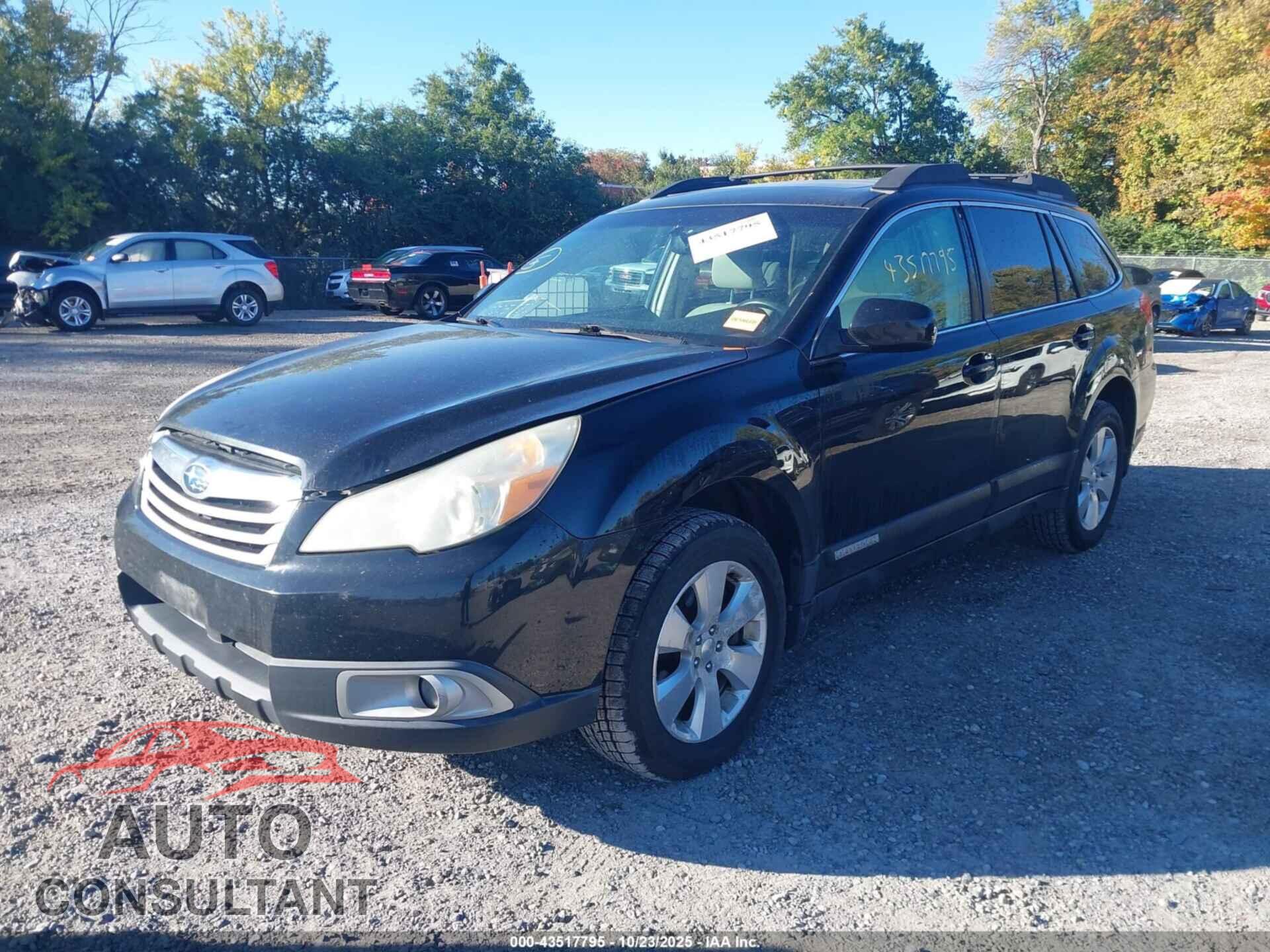 SUBARU OUTBACK 2011 - 4S4BRDGC1B2401470