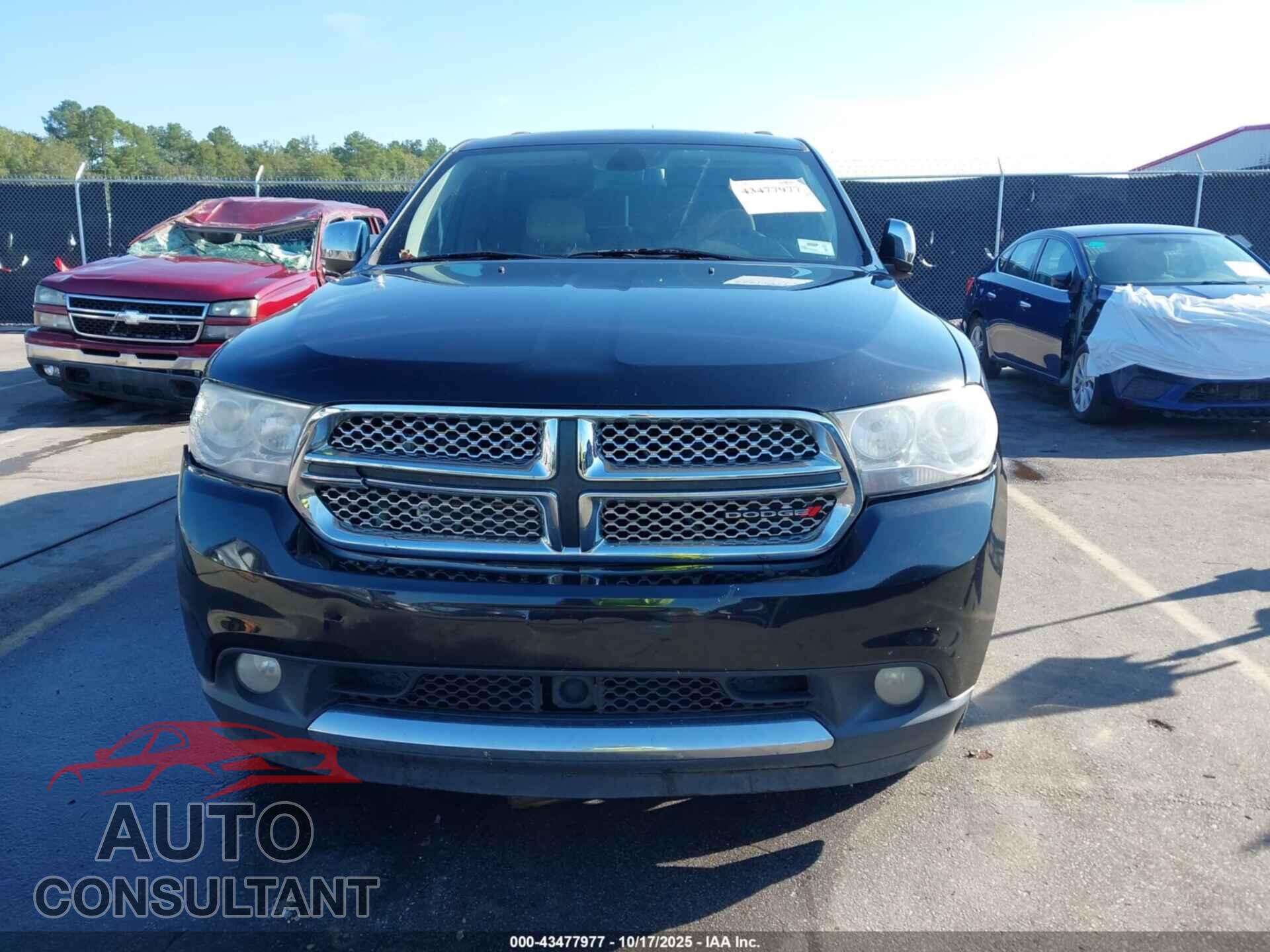DODGE DURANGO 2012 - 1C4RDHEG2CC301226