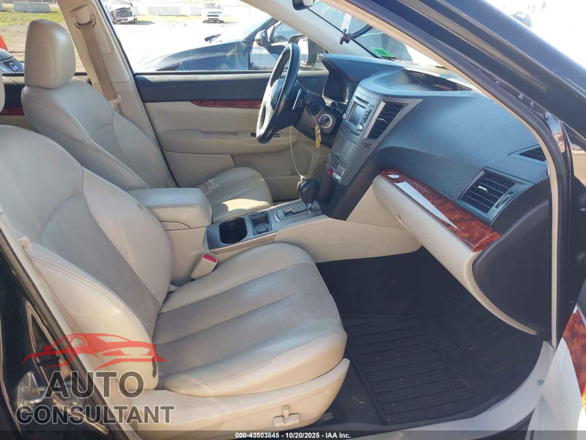SUBARU OUTBACK 2012 - 4S4BRDKC2C2205899