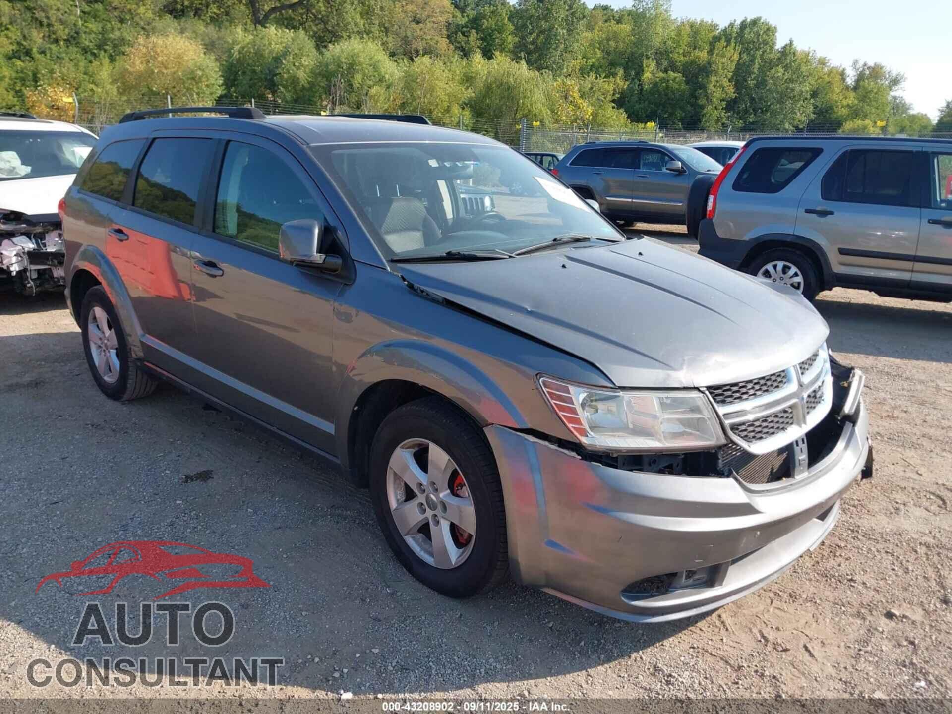 DODGE JOURNEY 2012 - 3C4PDCBG2CT342345