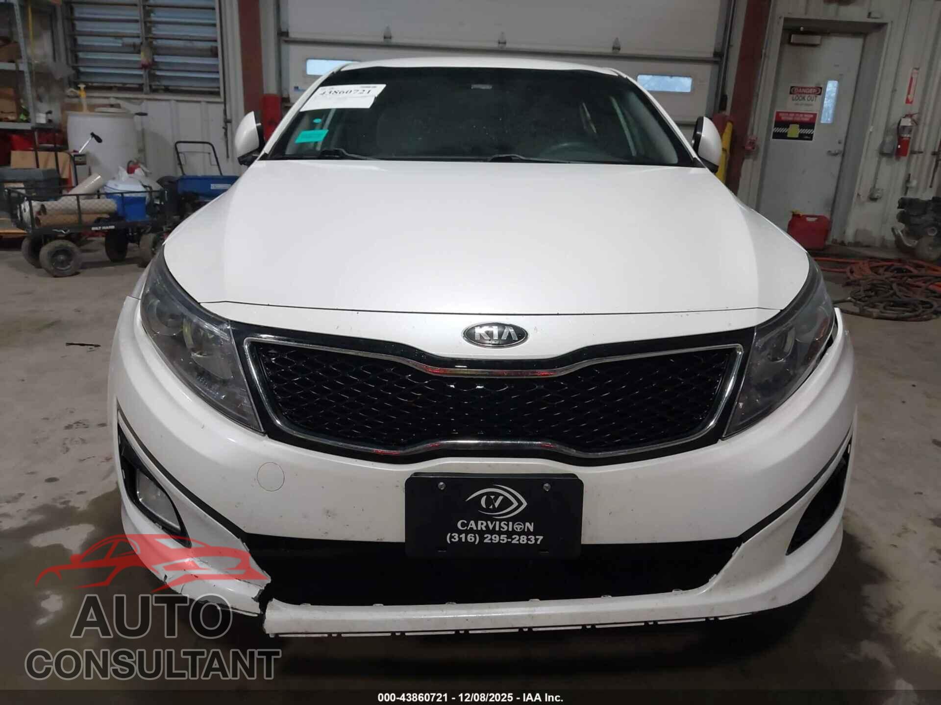 KIA OPTIMA 2014 - KNAGM4A70E5516792