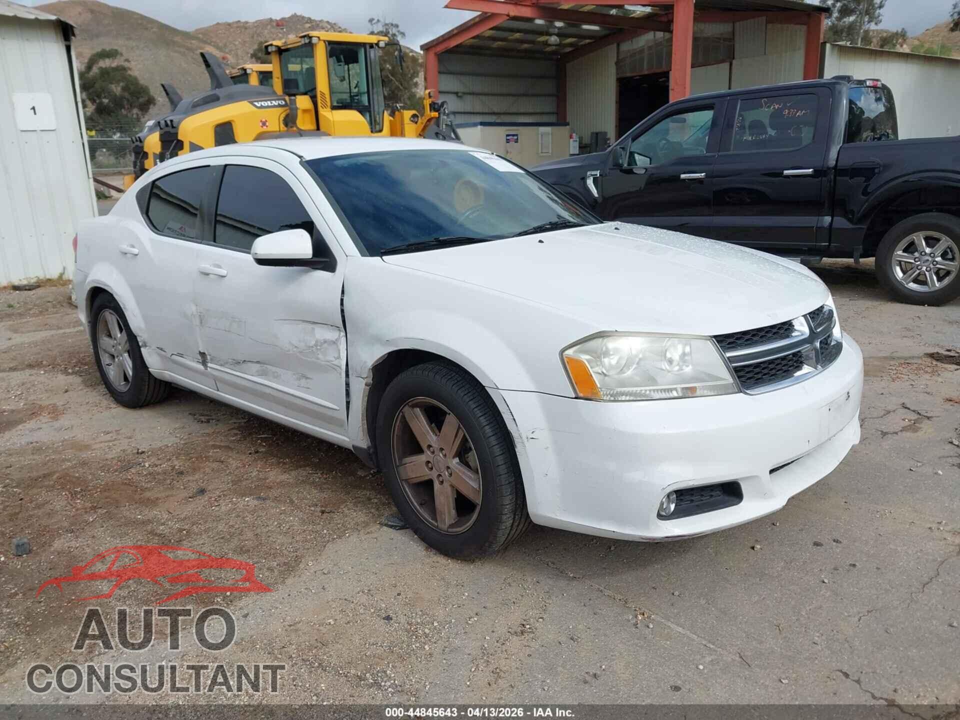 DODGE AVENGER 2013 - 1C3CDZCB8DN665664