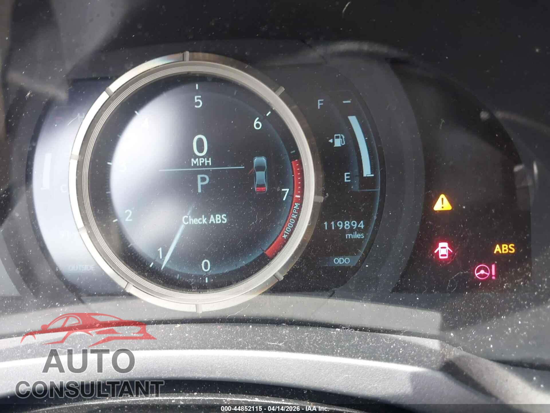LEXUS IS 250 2014 - JTHBF1D24E5034136