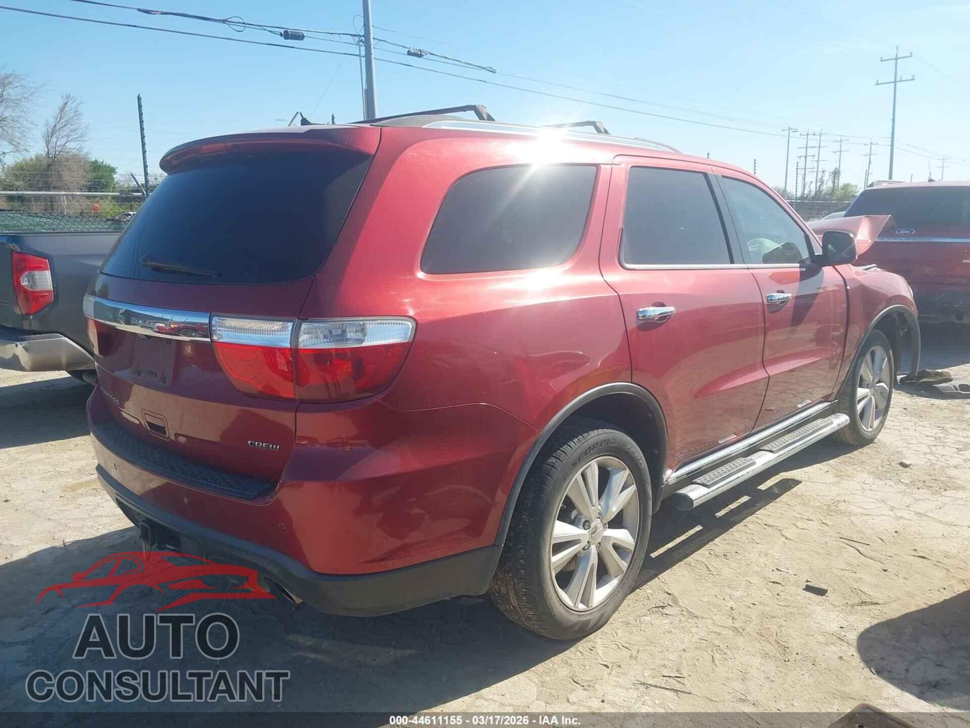 DODGE DURANGO 2013 - 1C4RDHDG3DC617382