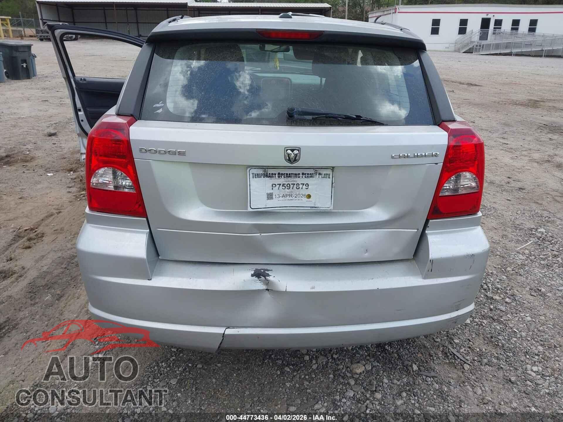 DODGE CALIBER 2012 - 1C3CDWDA4CD534773
