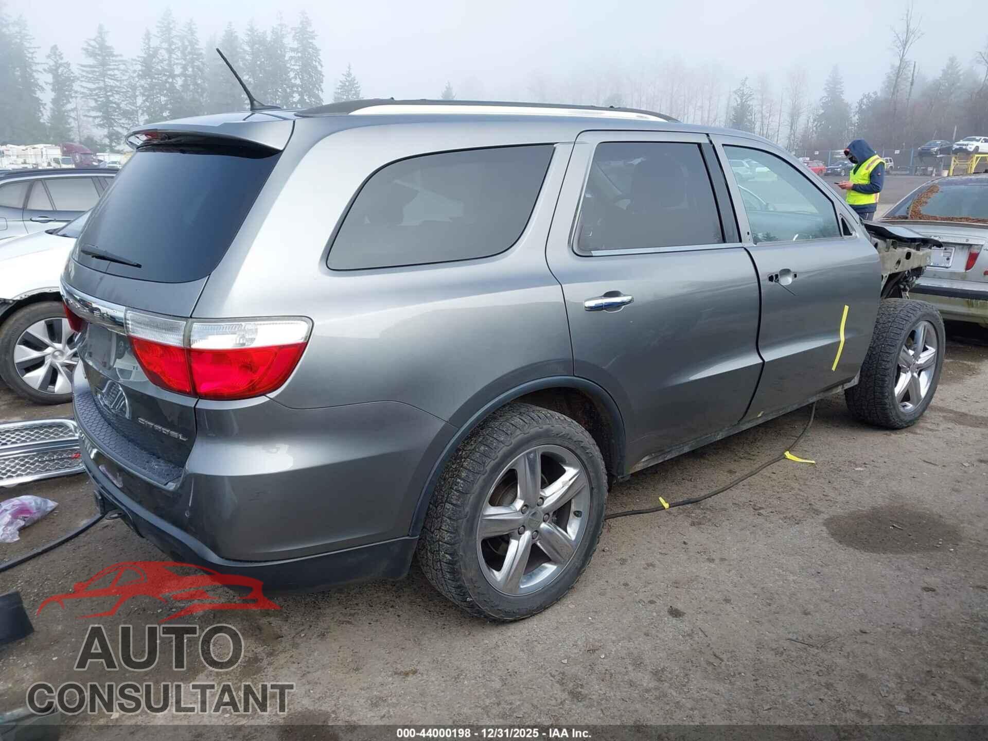 DODGE DURANGO 2012 - 1C4RDJEG4CC330704
