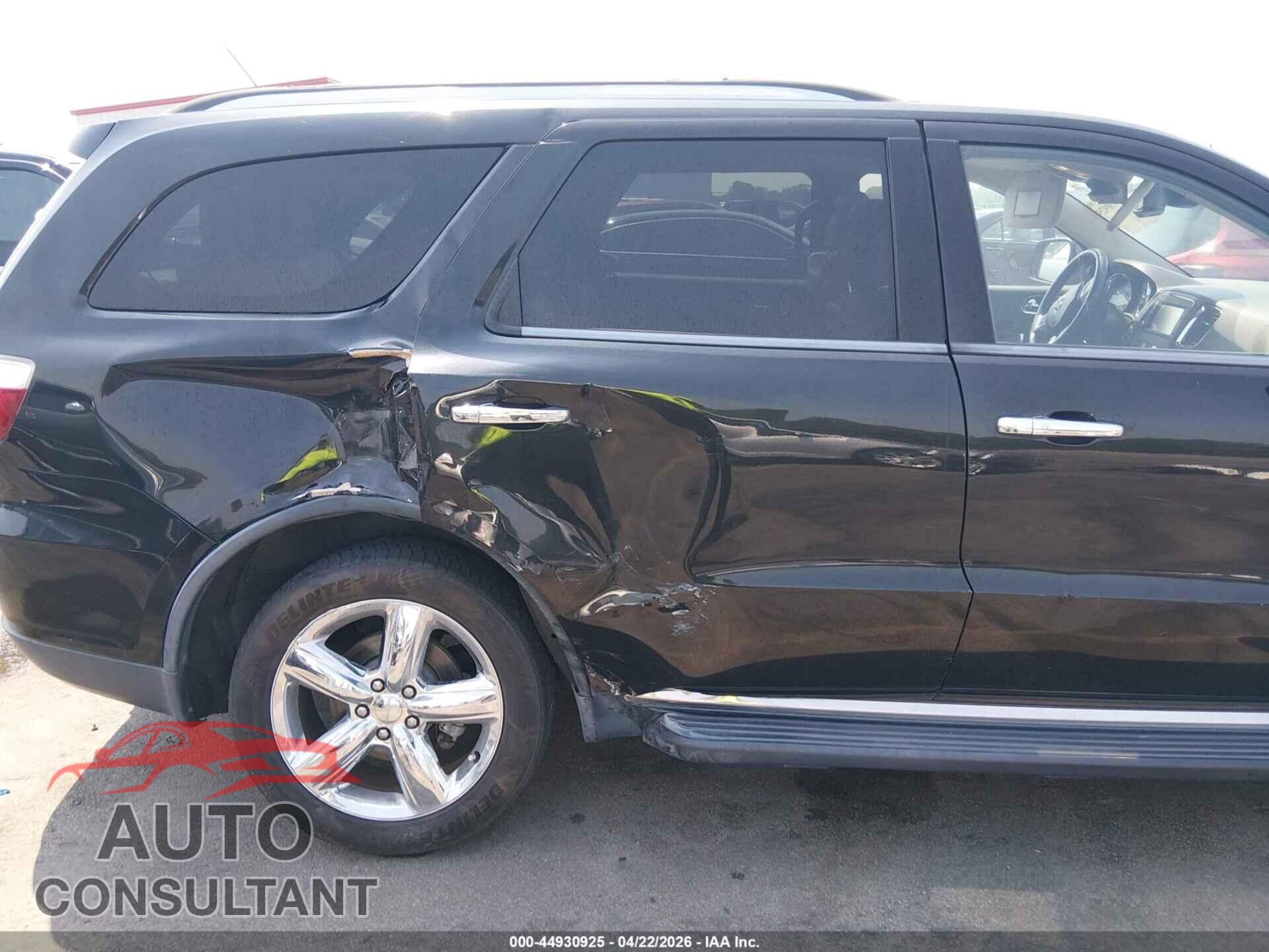 DODGE DURANGO 2012 - 1C4SDHET7CC260574
