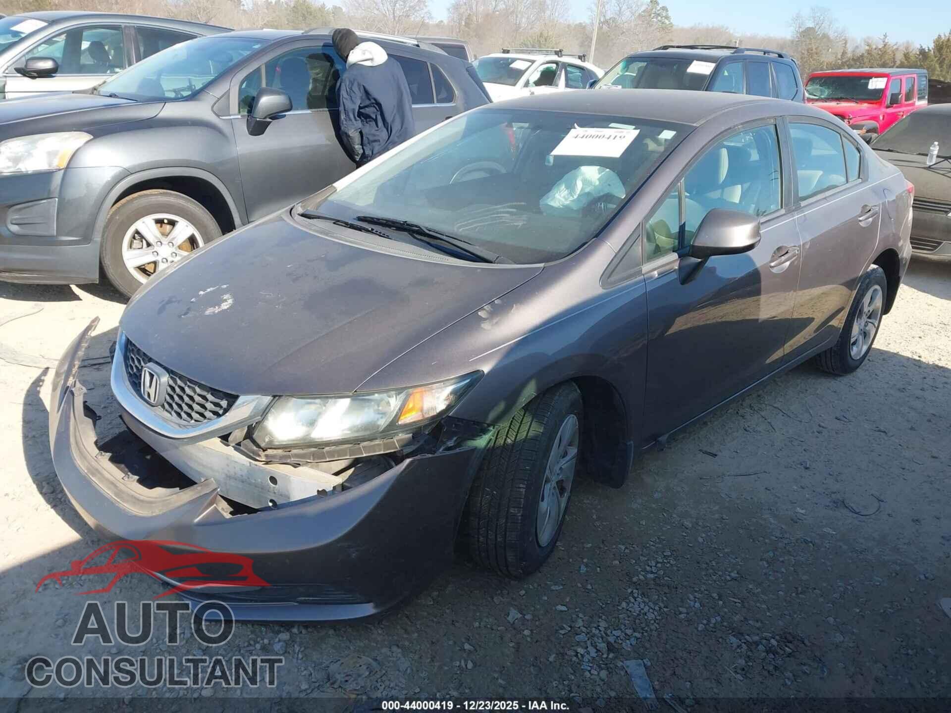 HONDA CIVIC 2013 - 19XFB2F55DE289585