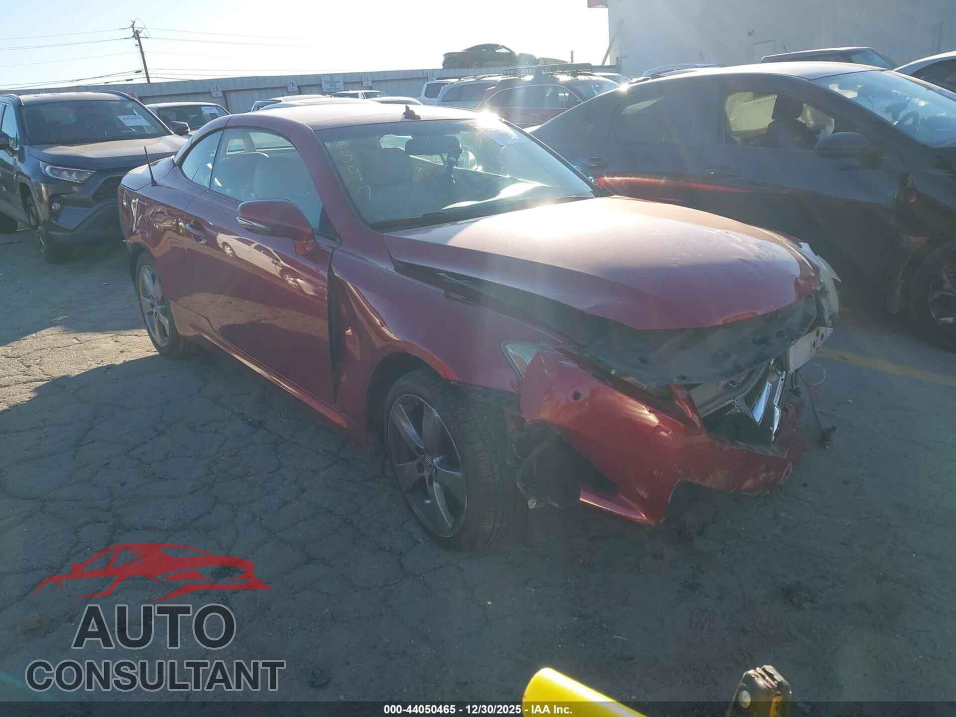 LEXUS IS 250C 2010 - JTHFF2C26A2506597