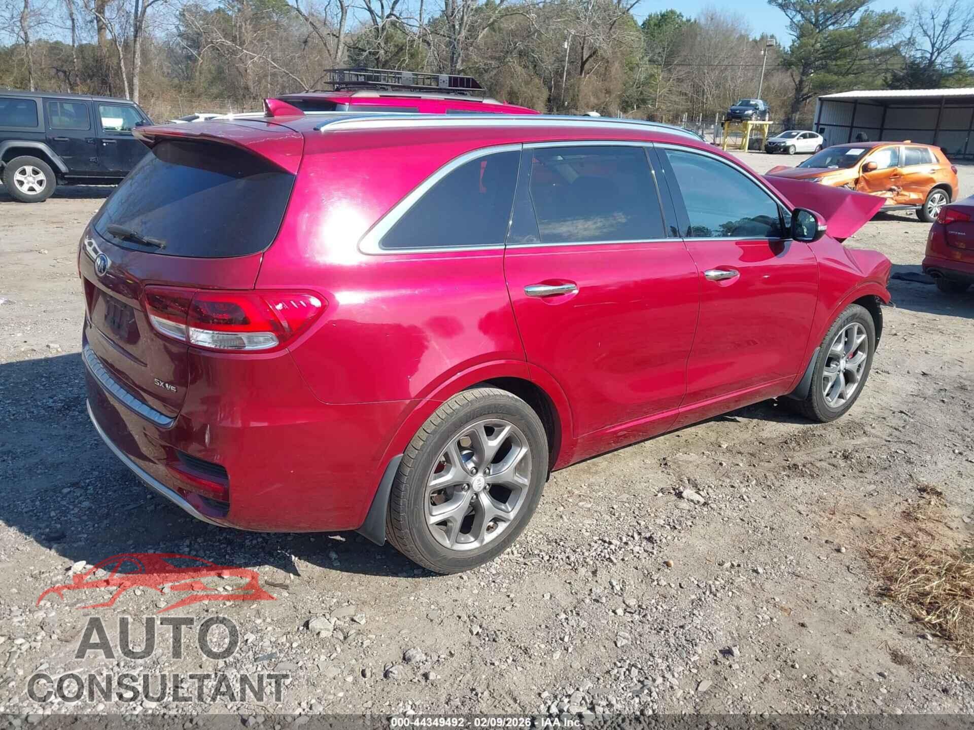 KIA SORENTO 2016 - 5XYPK4A54GG040550