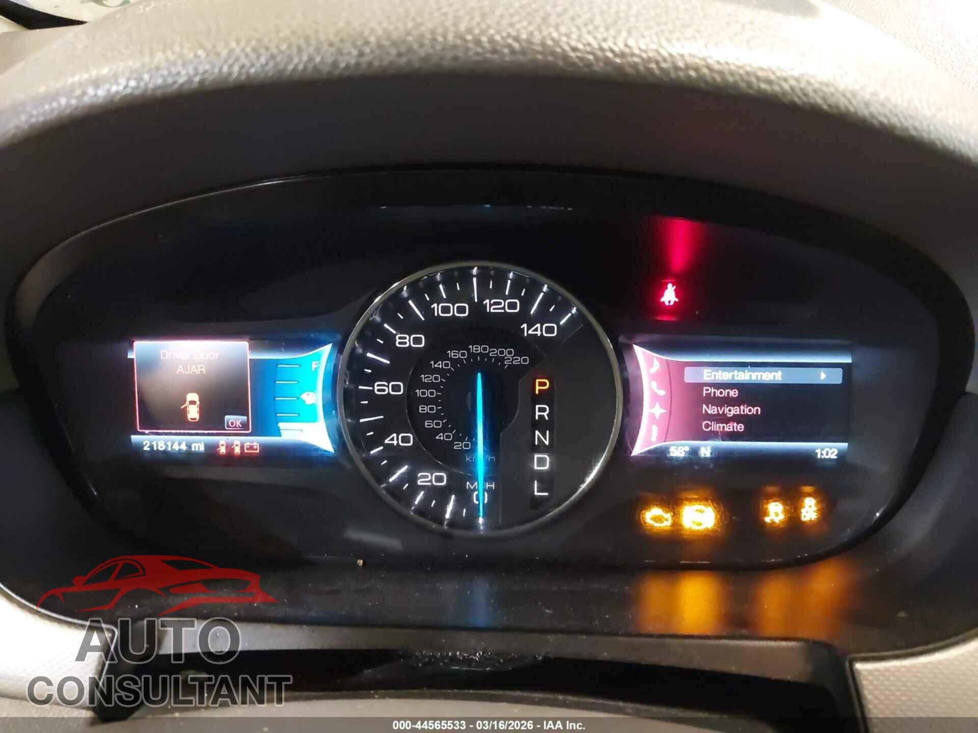 FORD EDGE 2012 - 2FMDK3J93CBA01362