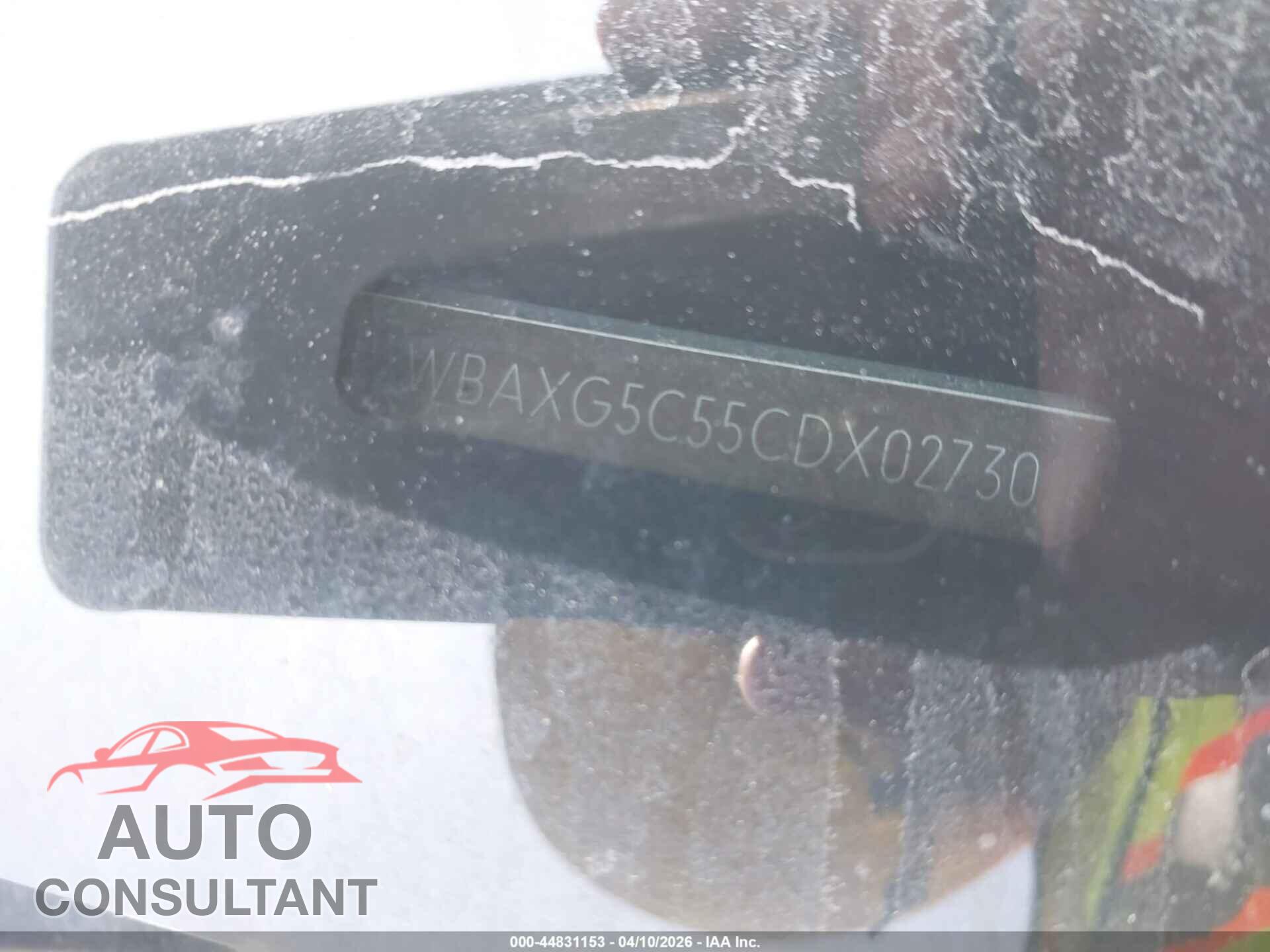 BMW 528I 2012 - WBAXG5C55CDX02730
