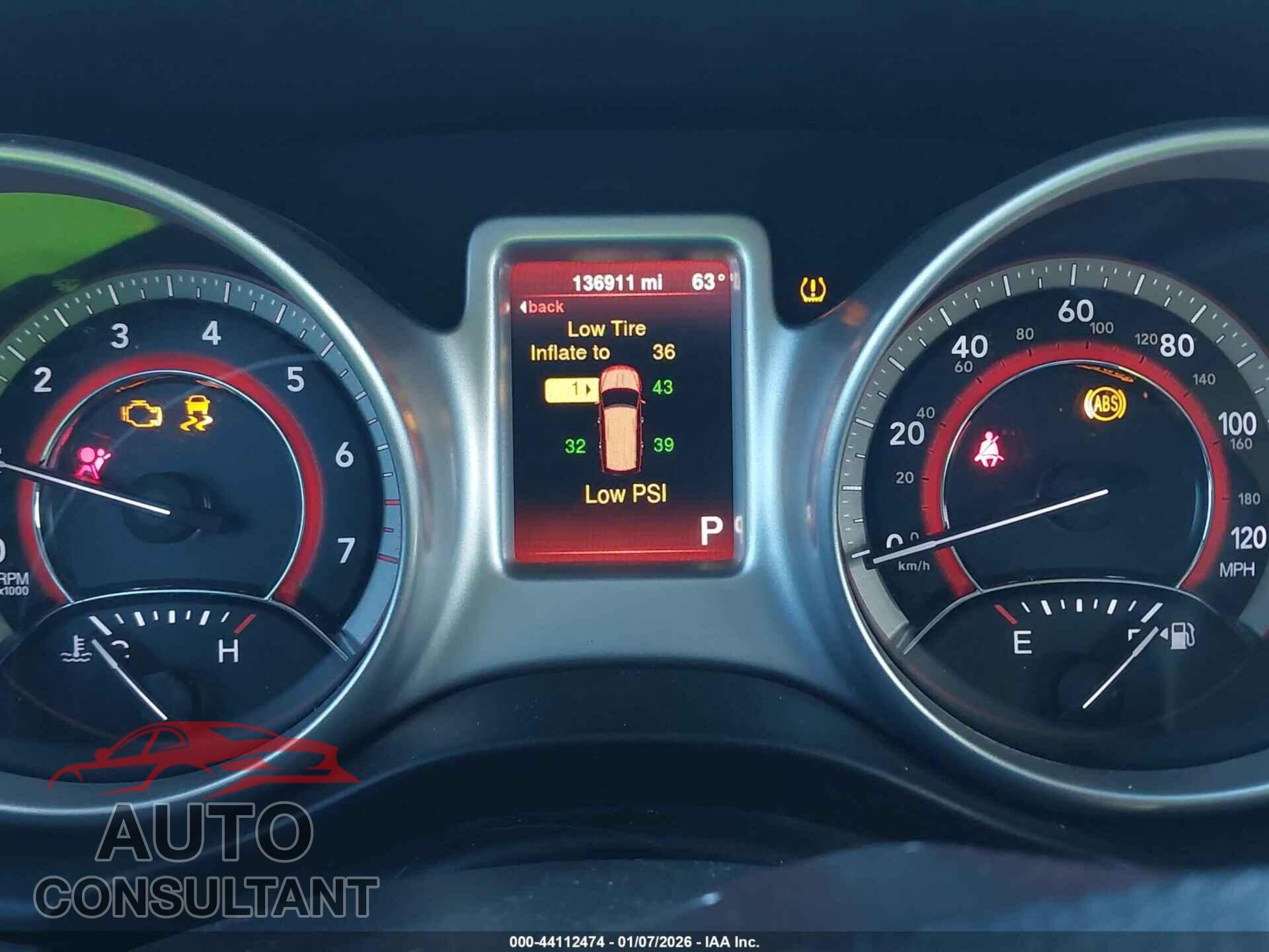 DODGE JOURNEY 2015 - 3C4PDCAB3FT630000