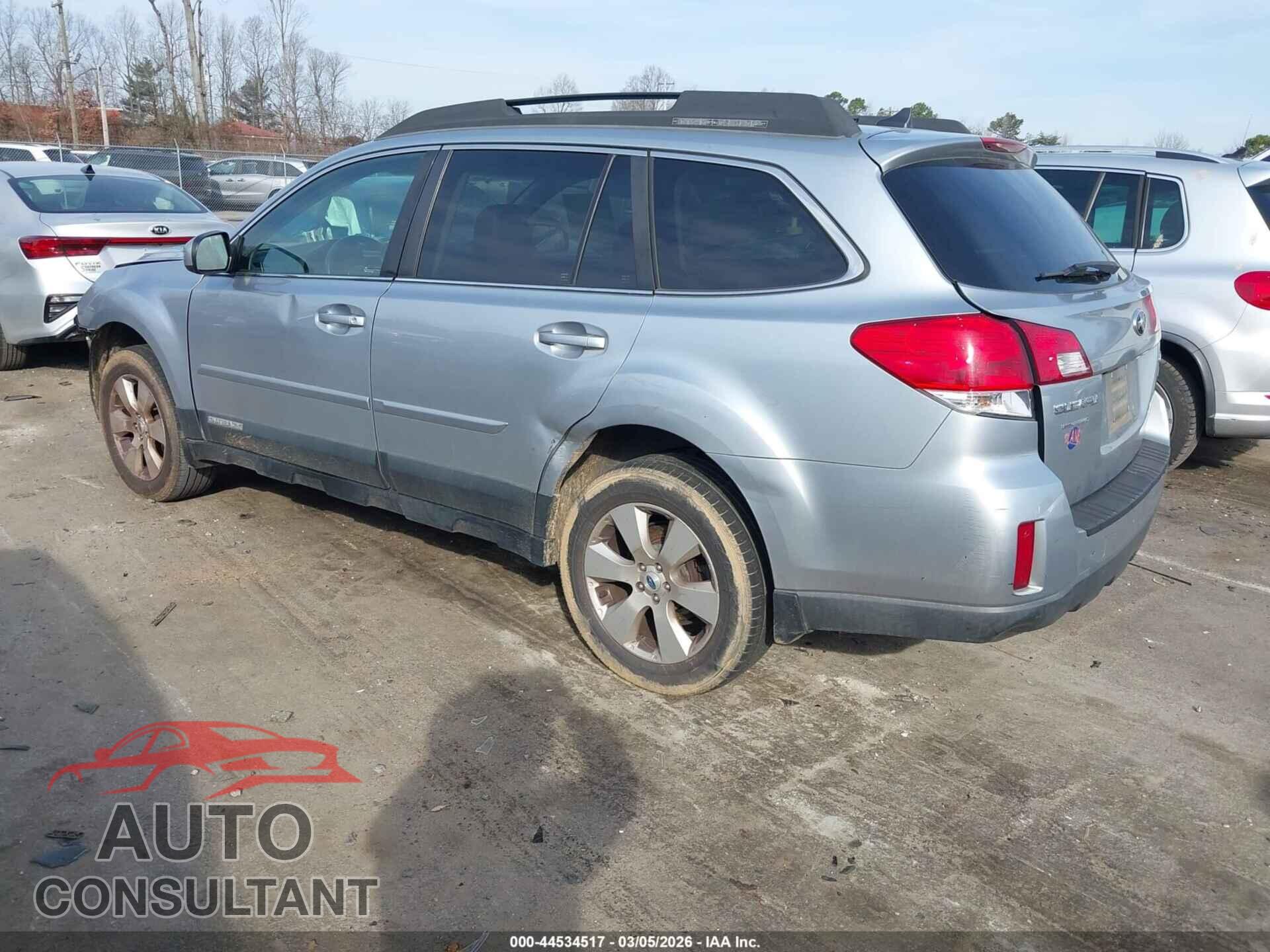 SUBARU OUTBACK 2012 - 4S4BRBLC8C3297436