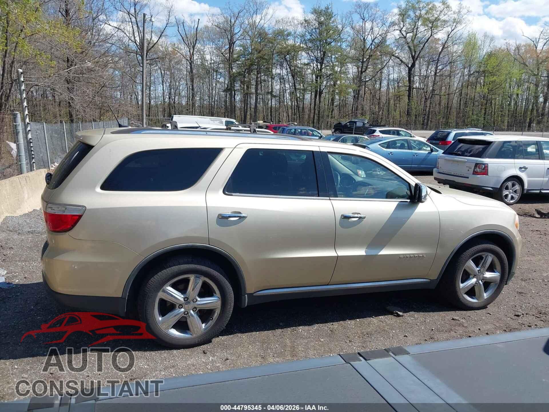 DODGE DURANGO 2012 - 1C4SDJET7CC153614