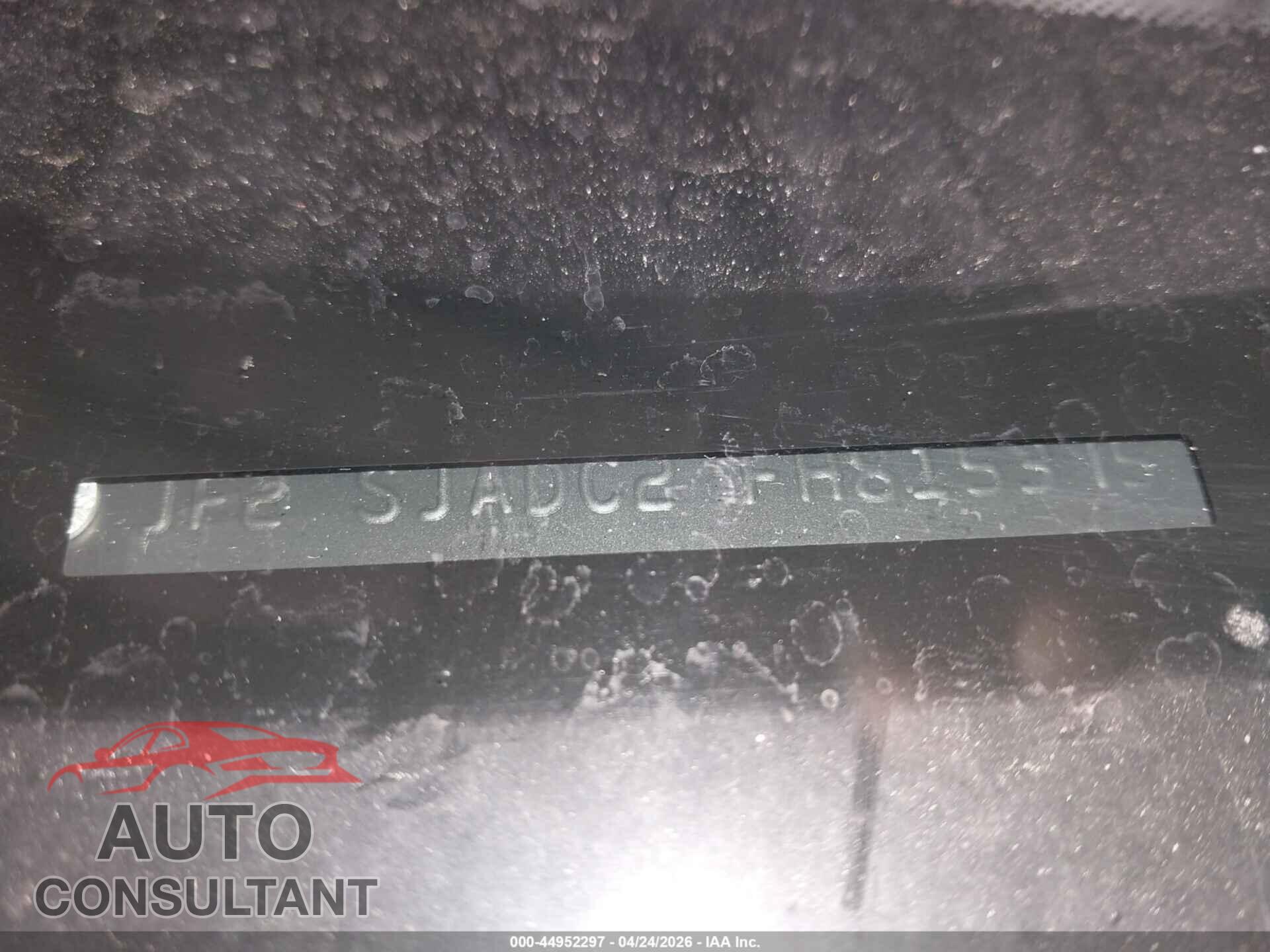 SUBARU FORESTER 2015 - JF2SJADC2FH815375