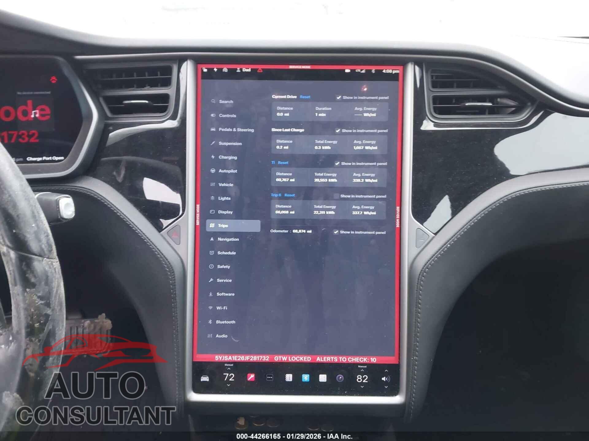TESLA MODEL S 2018 - 5YJSA1E26JF281732
